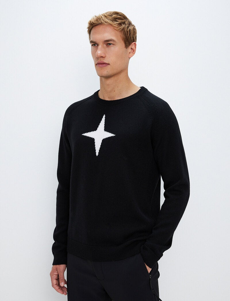 Star Merino Sweat - Black