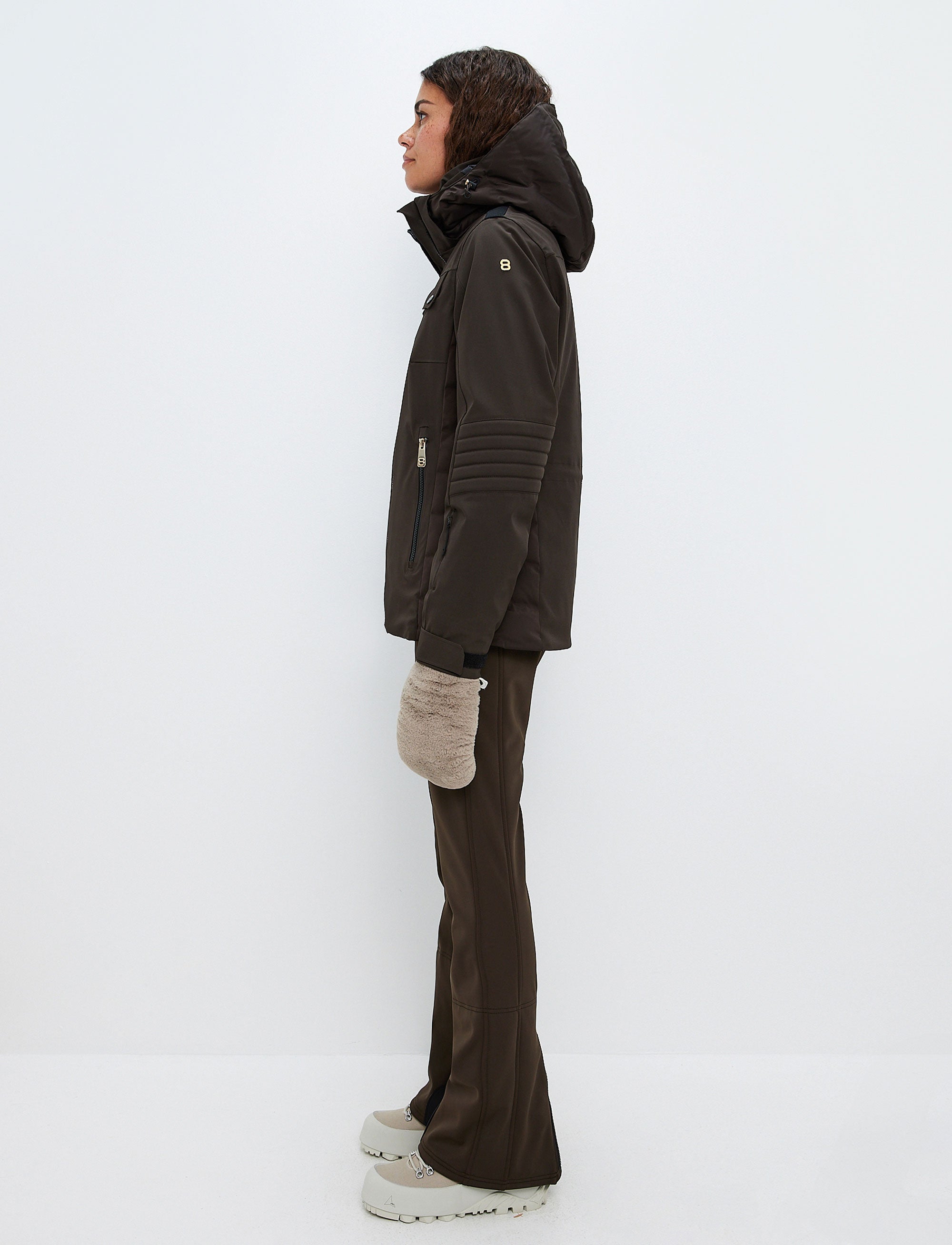 Jodie W Ski Jacket - Coffea