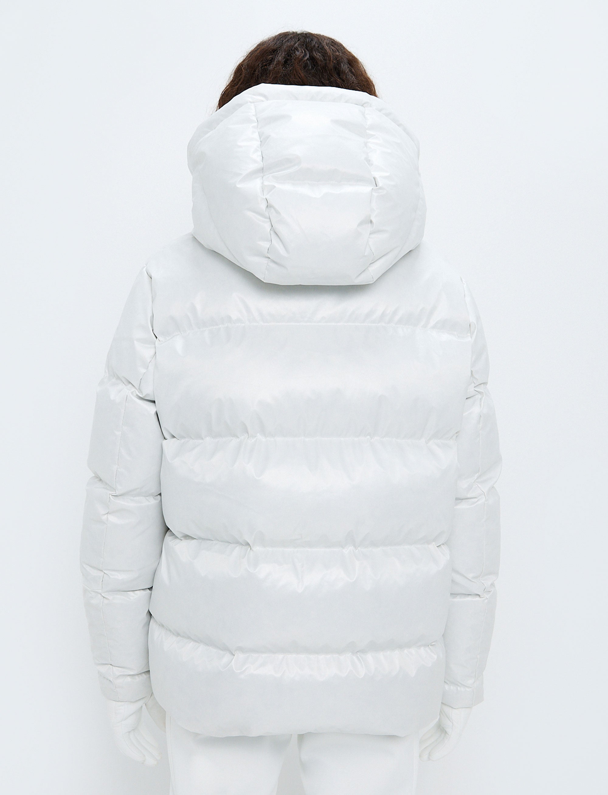 Sarah W Ski Down Jacket - Blanc