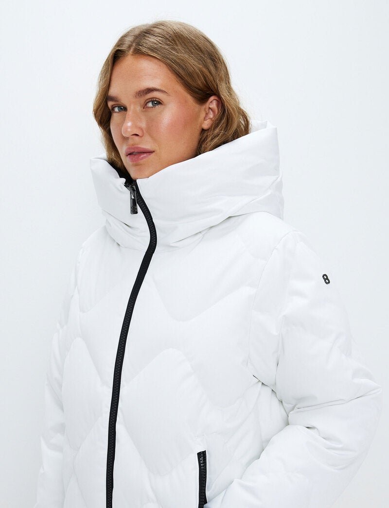 Nadine W Ski Parka - Blanc