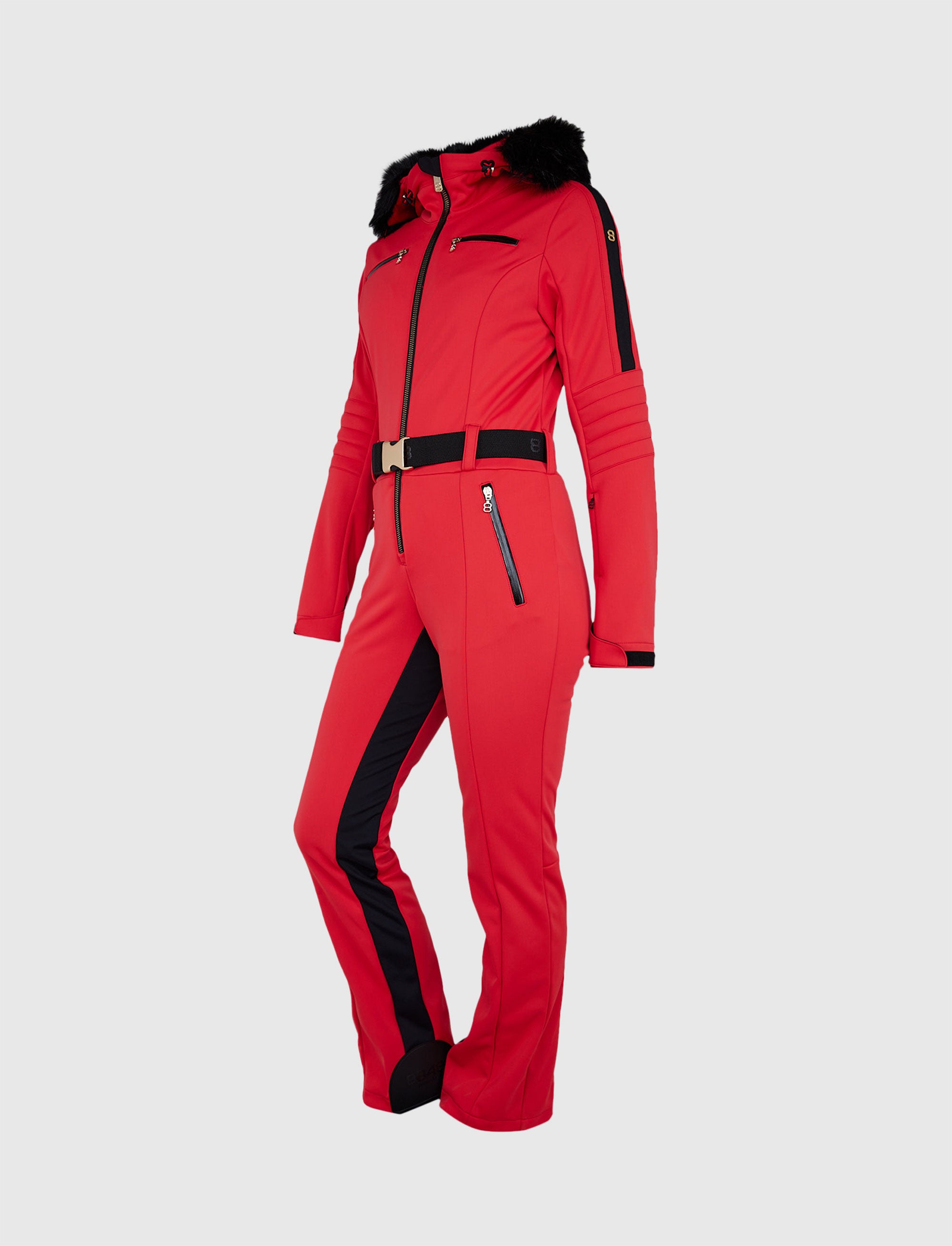 Cat 2.0 W Ski Suit - Poinsetta Red