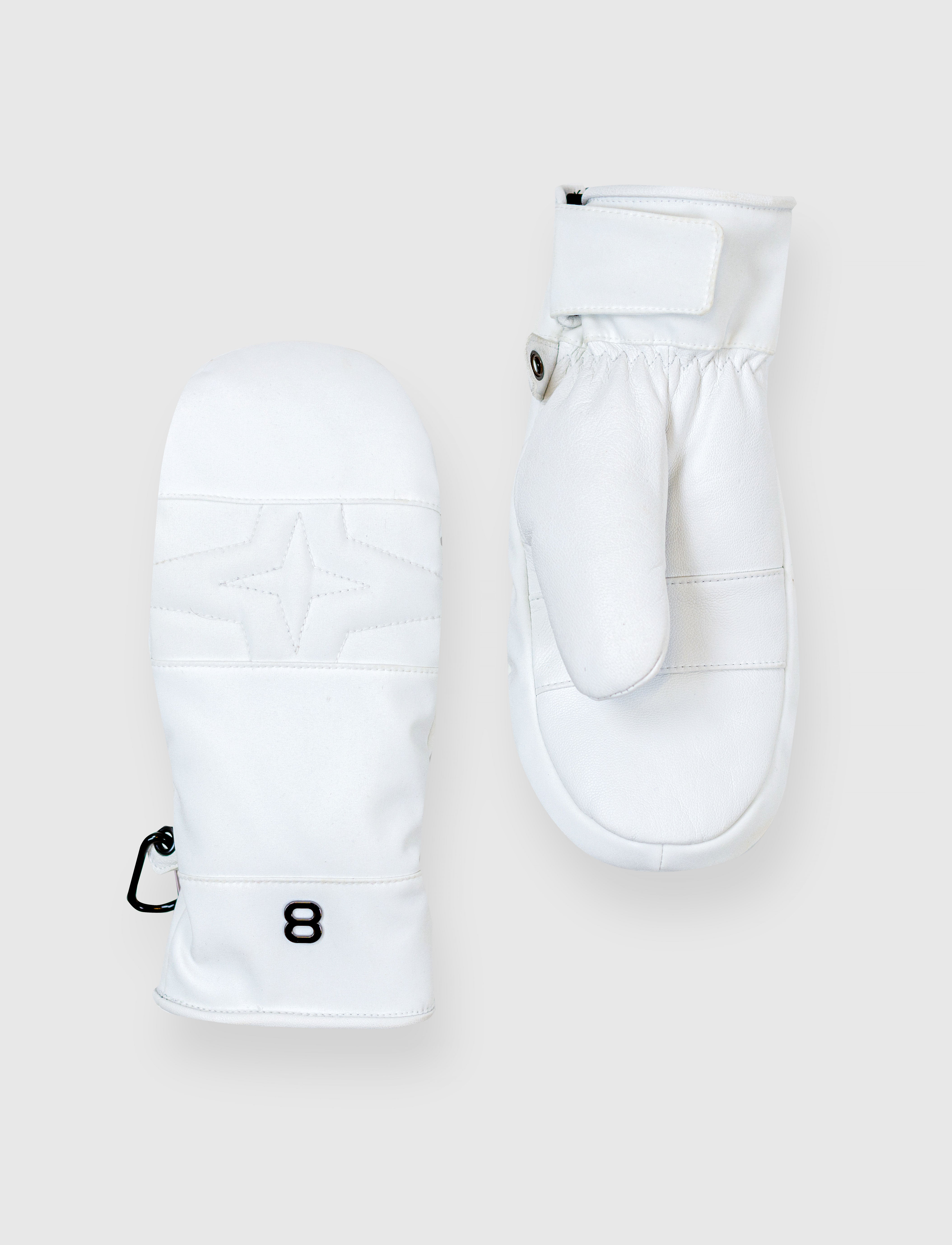 Star Softshell Mitten - Blanc