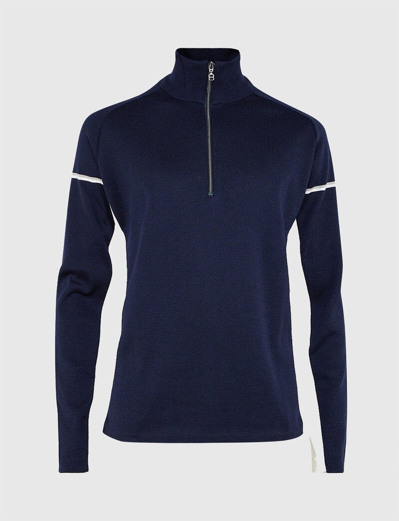 Moritz Merino Sweat - Navy