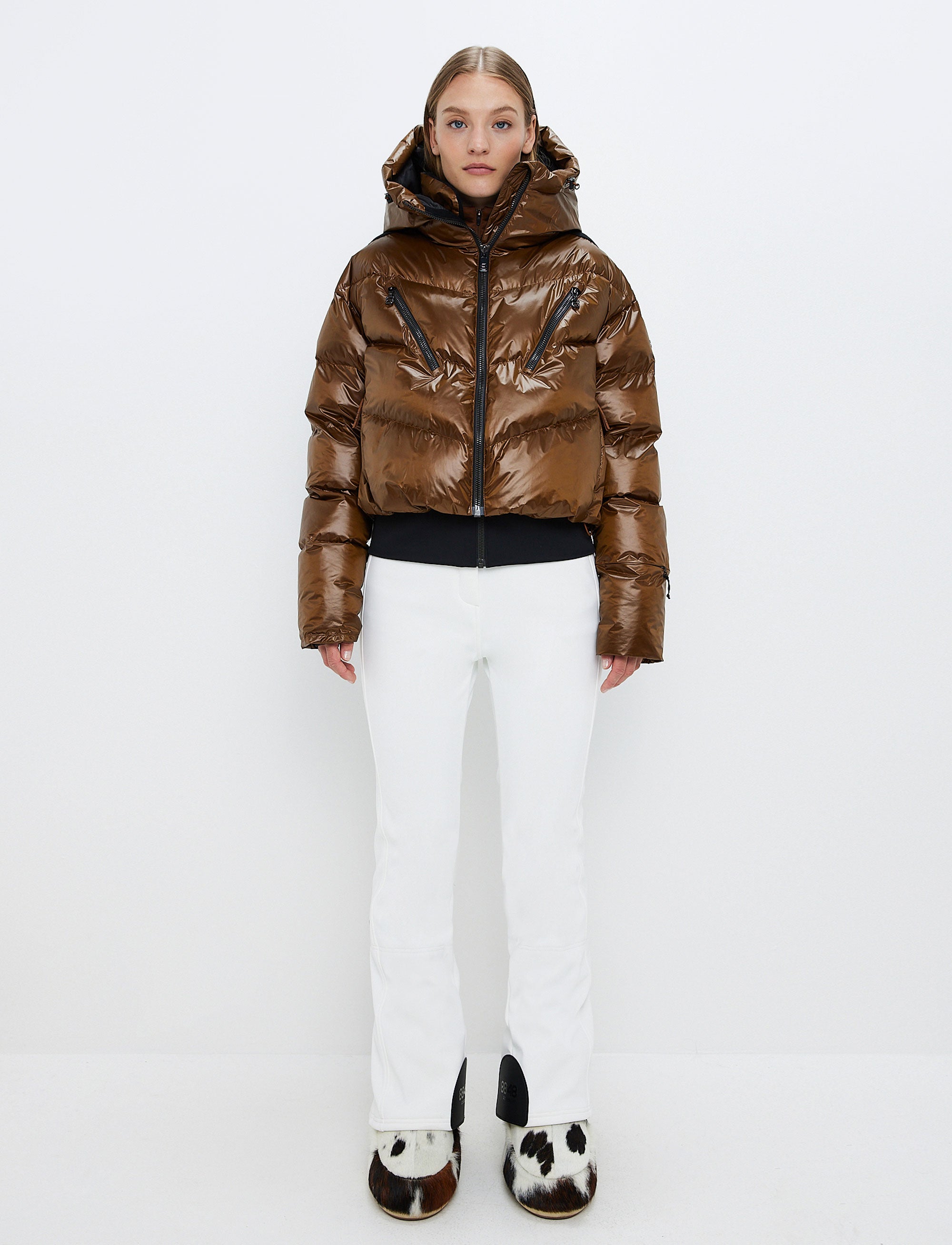 Noelle W Ski Jacket - Cashmere Brown