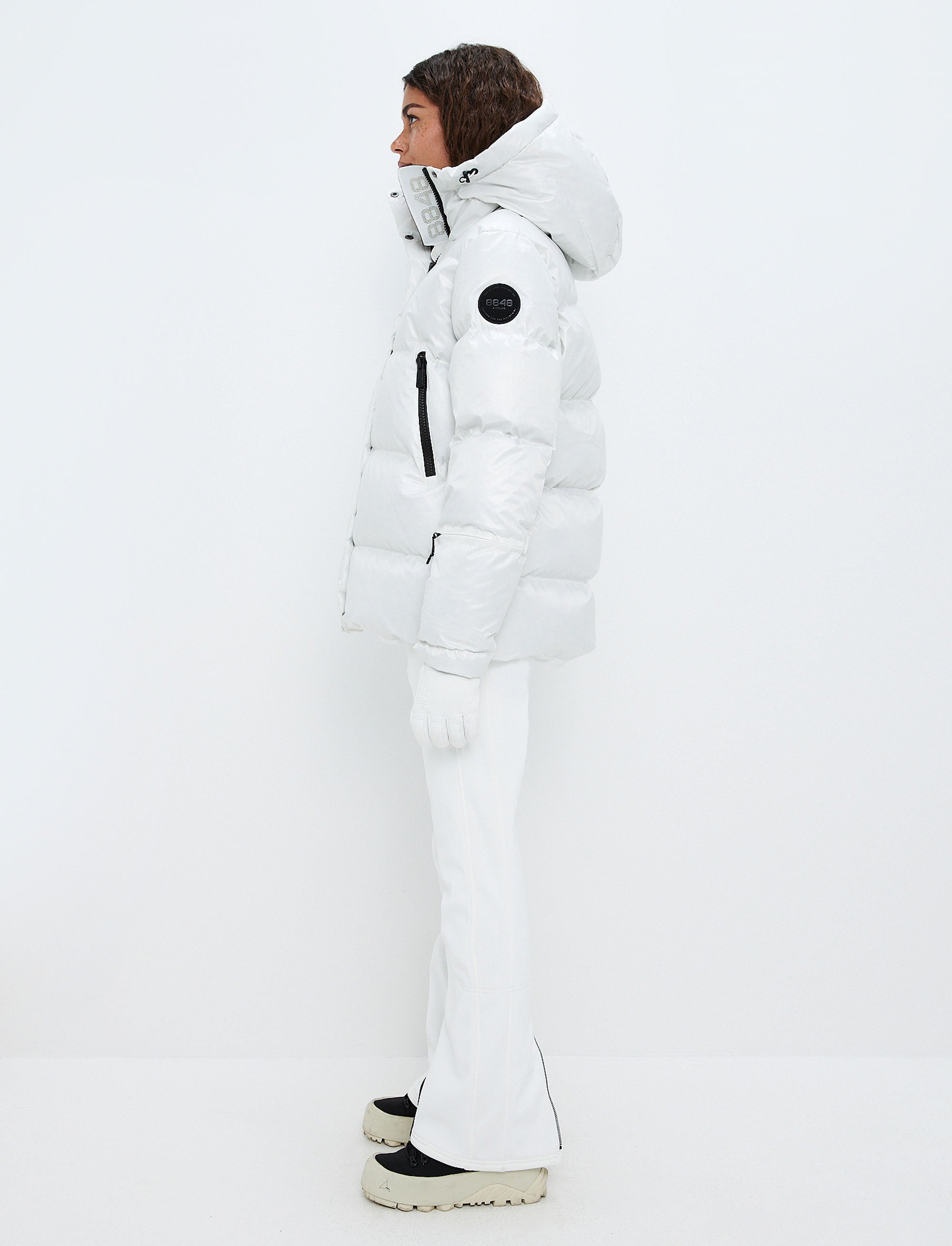 Sarah W Ski Down Jacket - Blanc