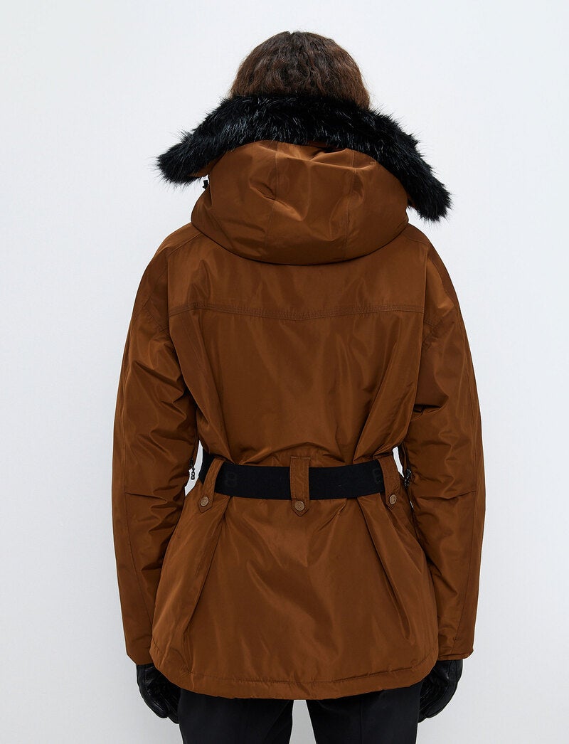 Perla W Ski Jacket - Cashmere Brown