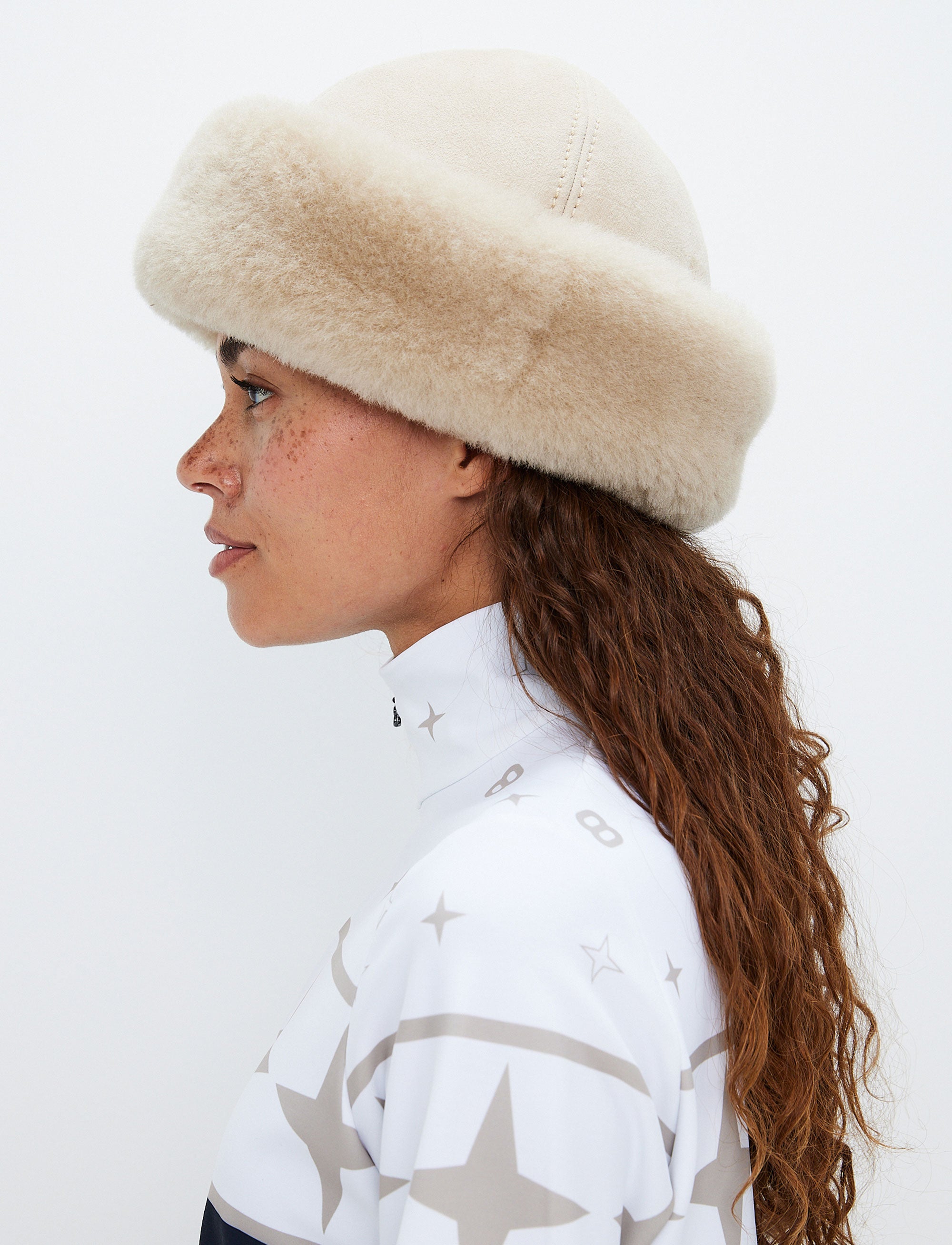 Lola Sherling Hat - Cream