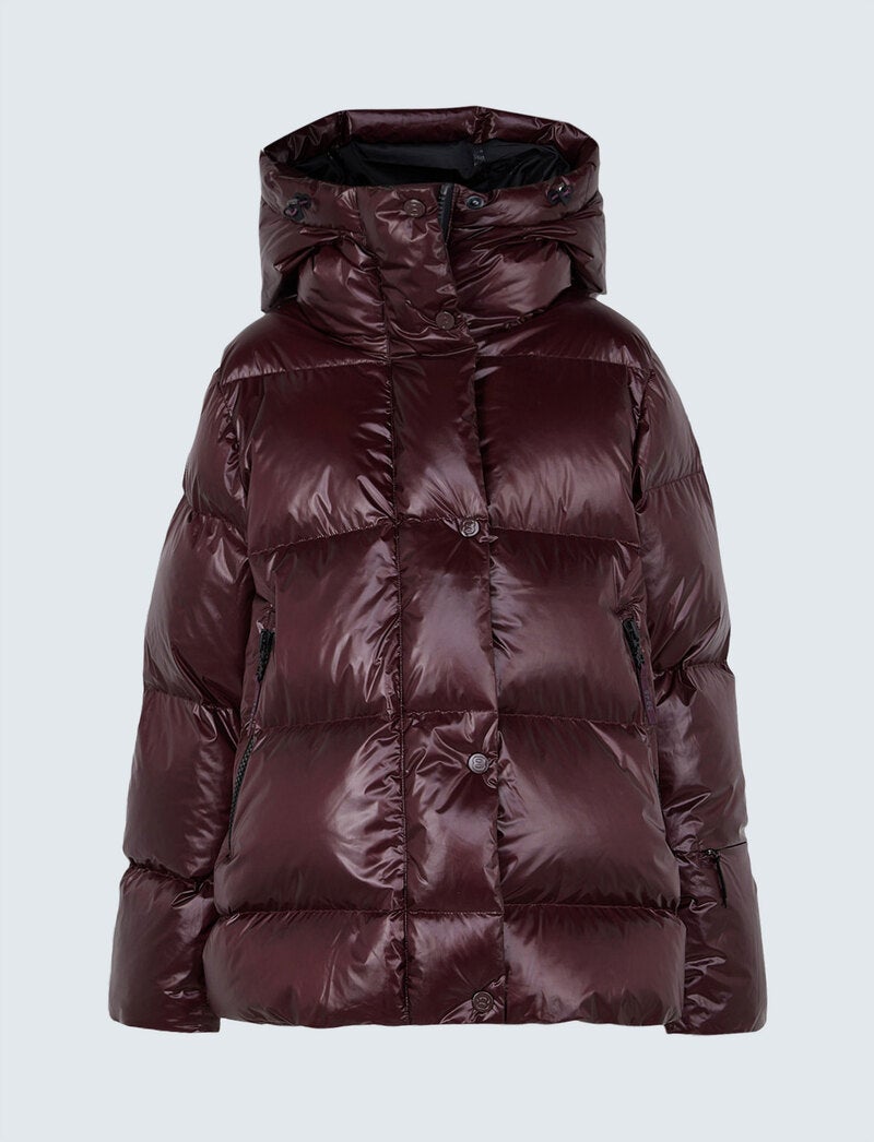 Saga Jr Ski Jacket - Dk Burgundy