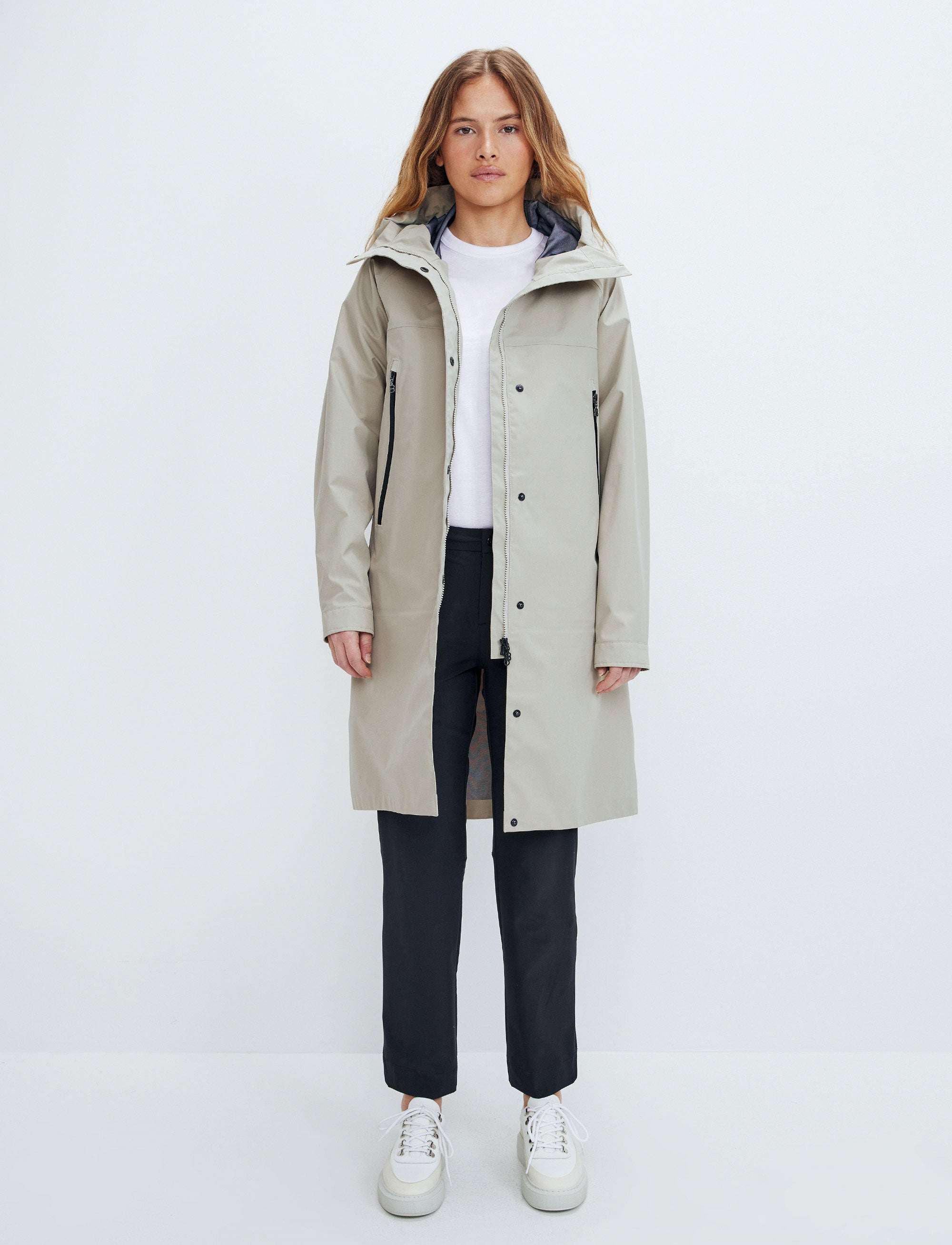 Angela 3L Coat - Lt Beige