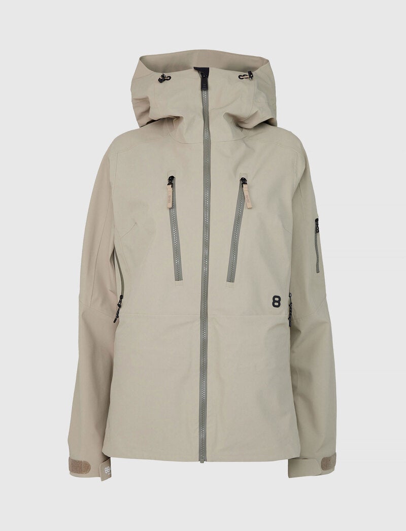 Pow 3.0 W Shell Jacket - Lt Fallen Rock