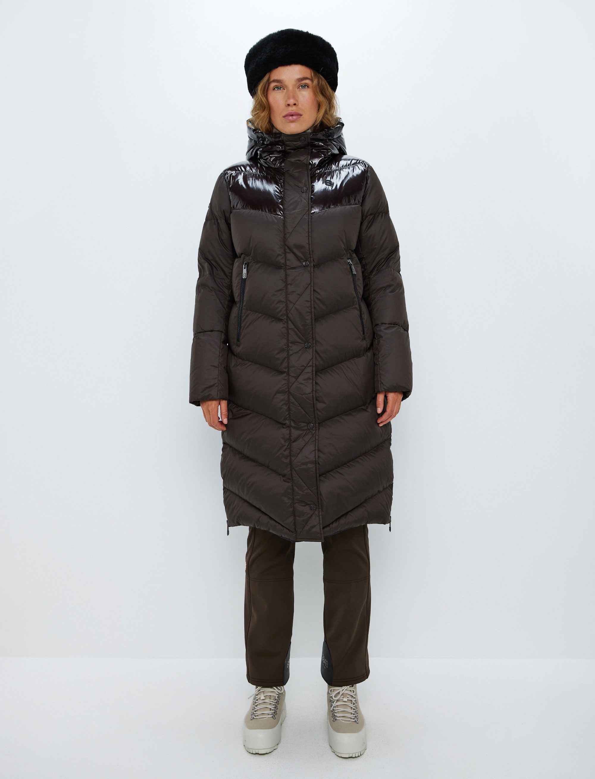 Milano W Down Coat - Coffea