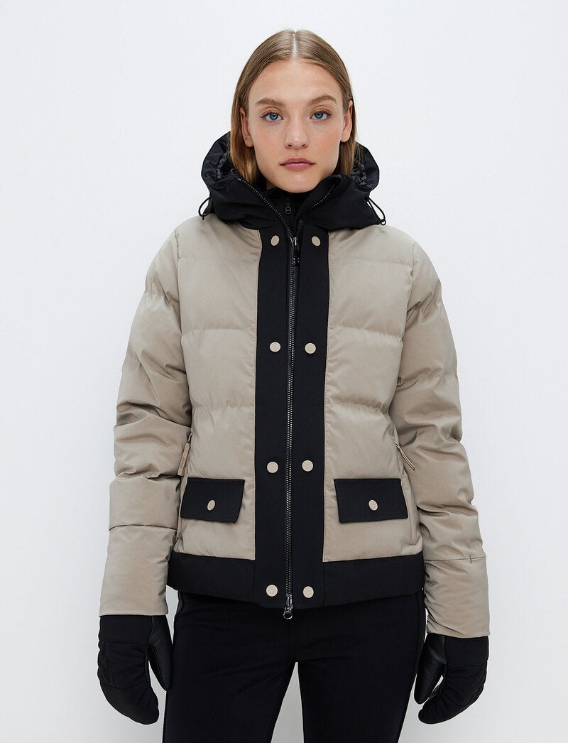 Harlow W Ski Jacket - Lt Beige