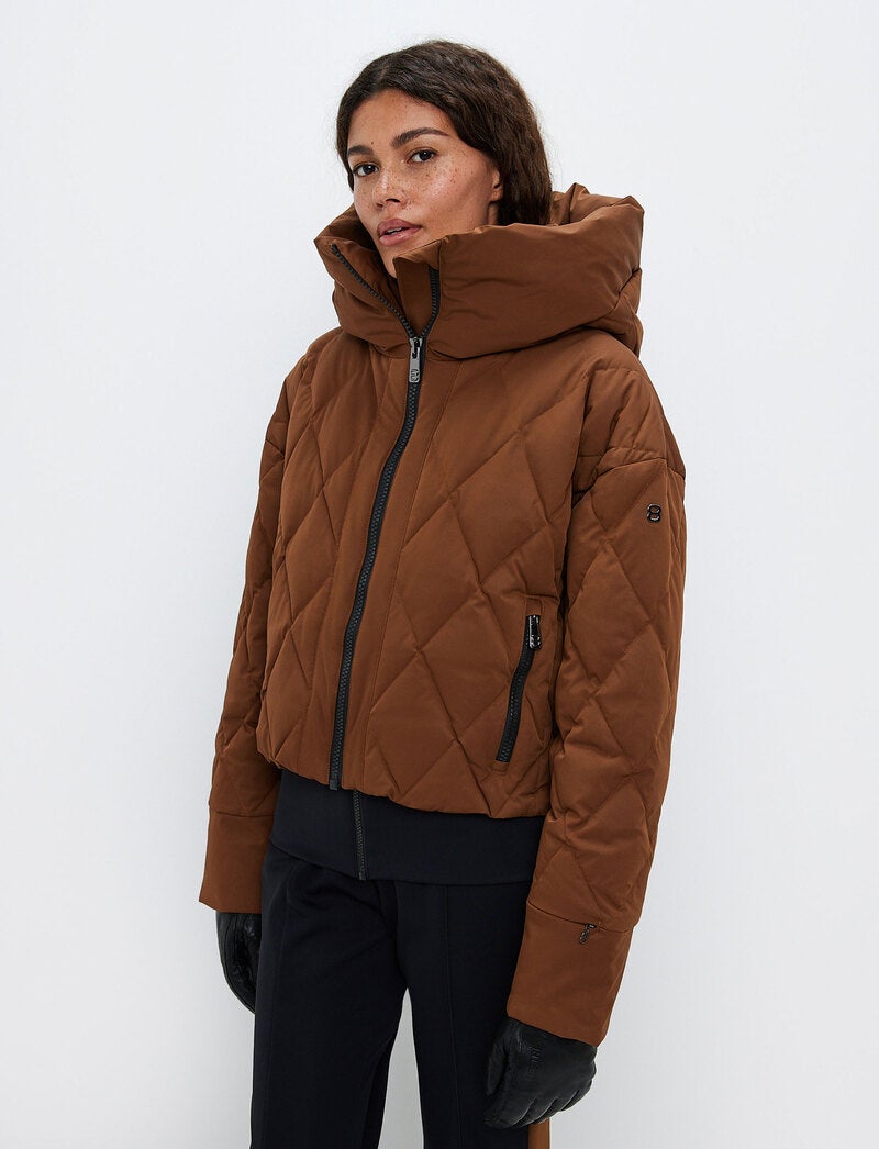 Hildi W Ski Puffer - Cashmere Brown