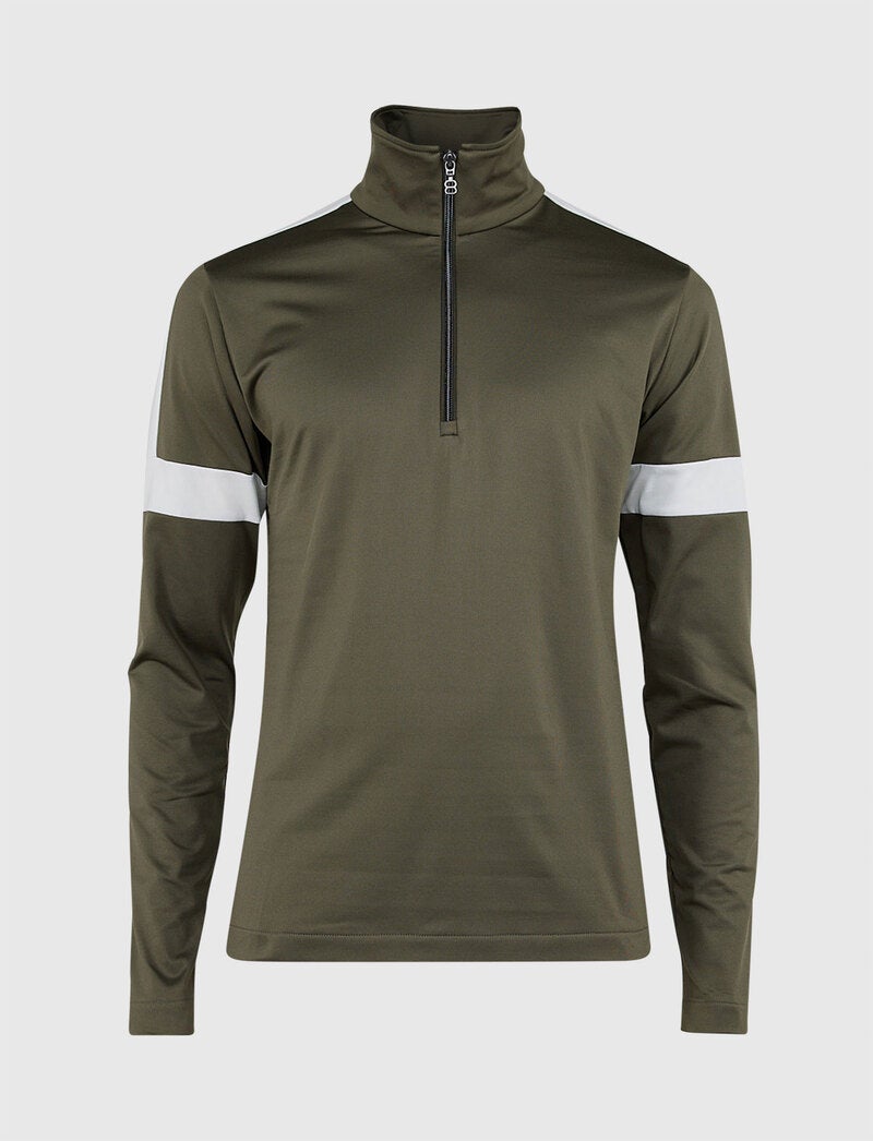 Dino 1/2 Zip Sweat - Royal Green