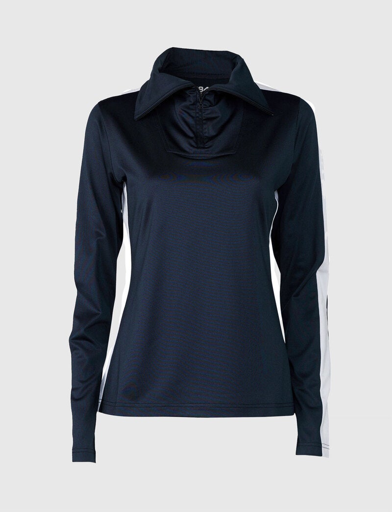 Vanessa W 1/2 Zip Sweat - Navy