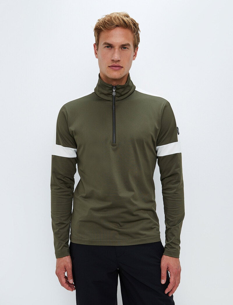 Dino 1/2 Zip Sweat - Royal Green