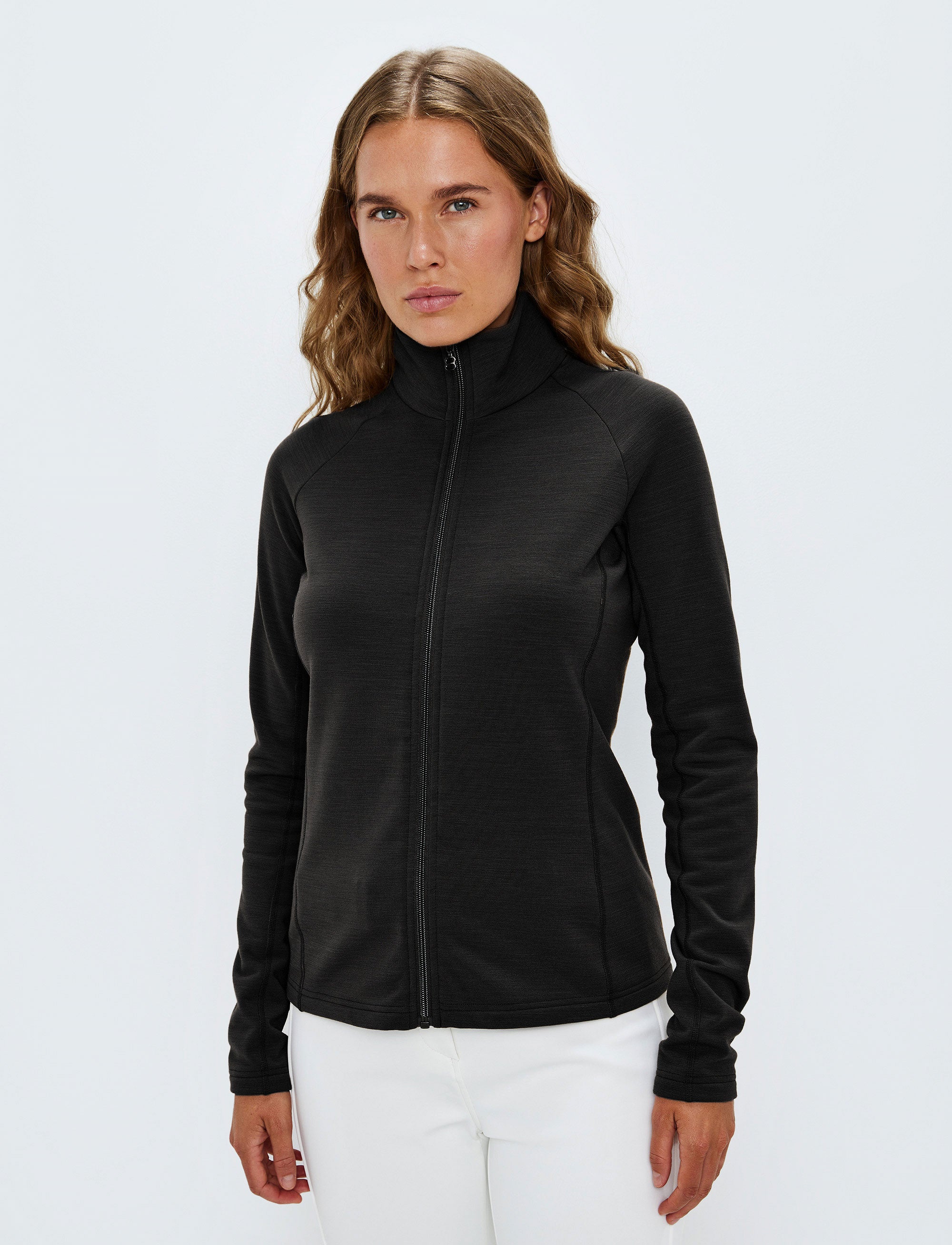 Hallie W Wool Sweat - Black