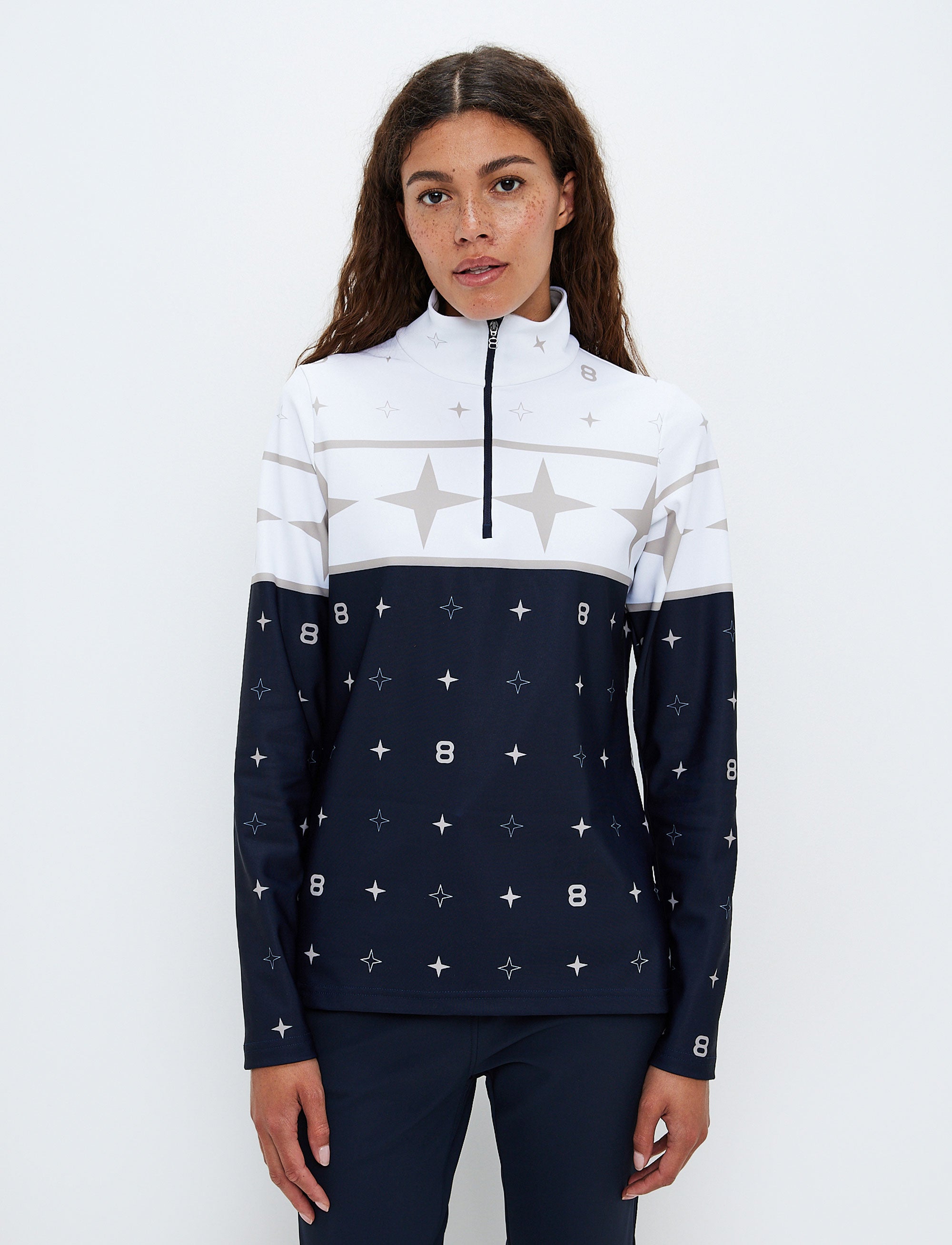 Leni W Ski Sweat - Navy