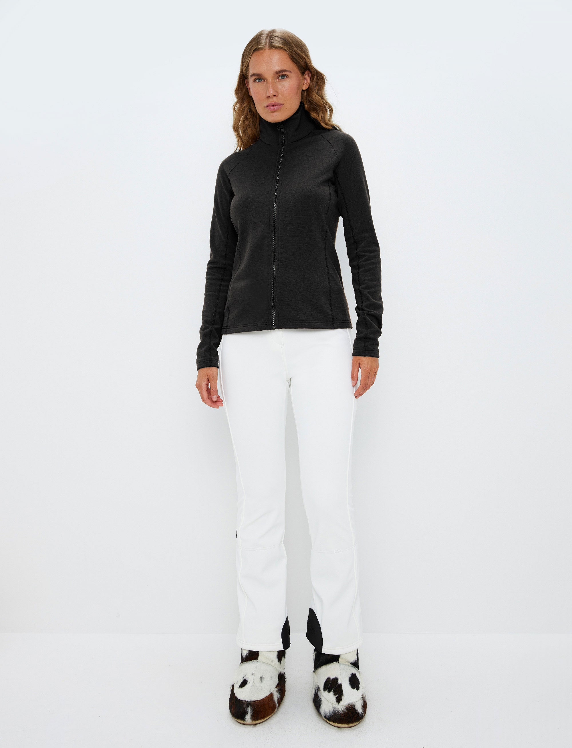 Hallie W Wool Sweat - Black