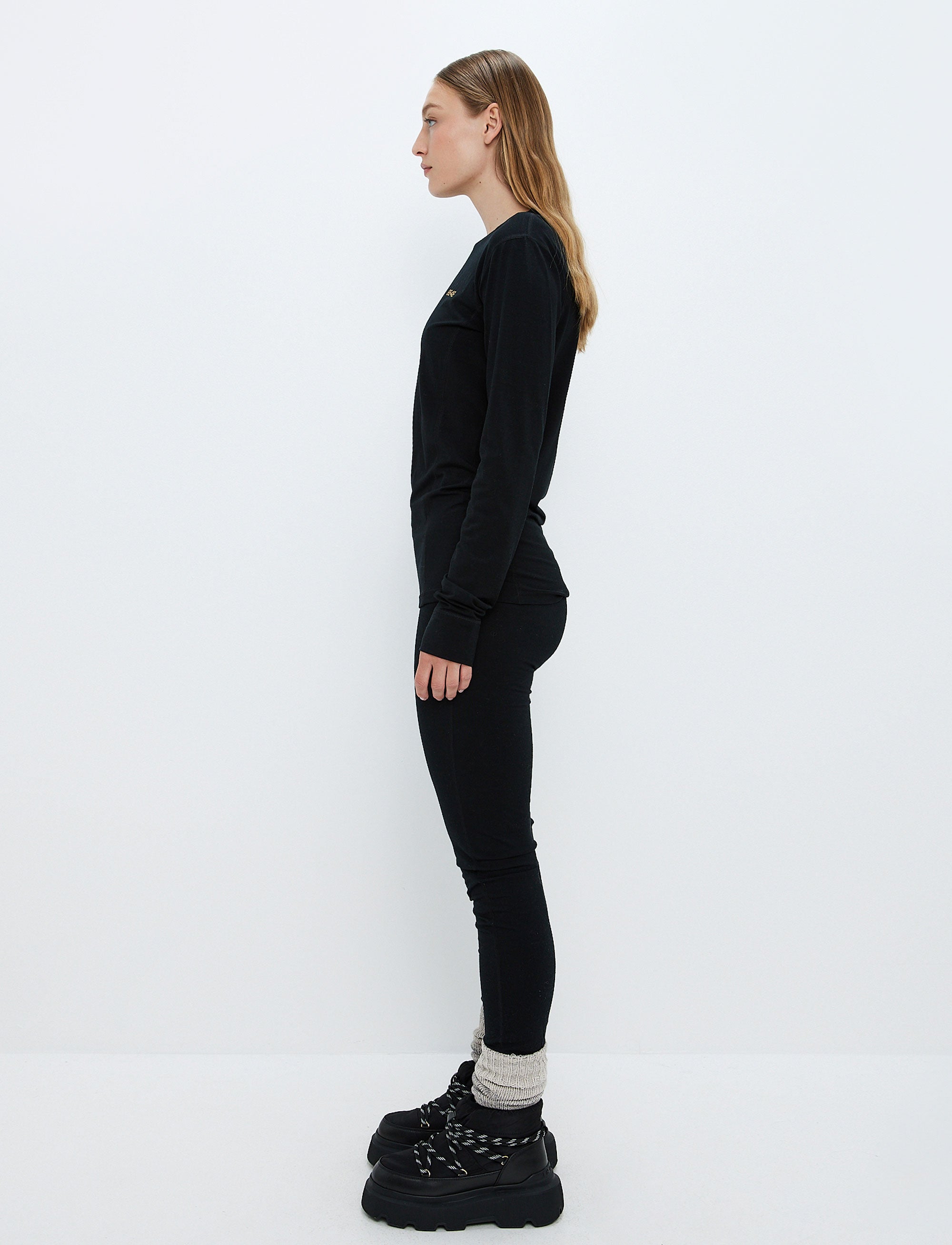 Sami W Wool l/s - Black