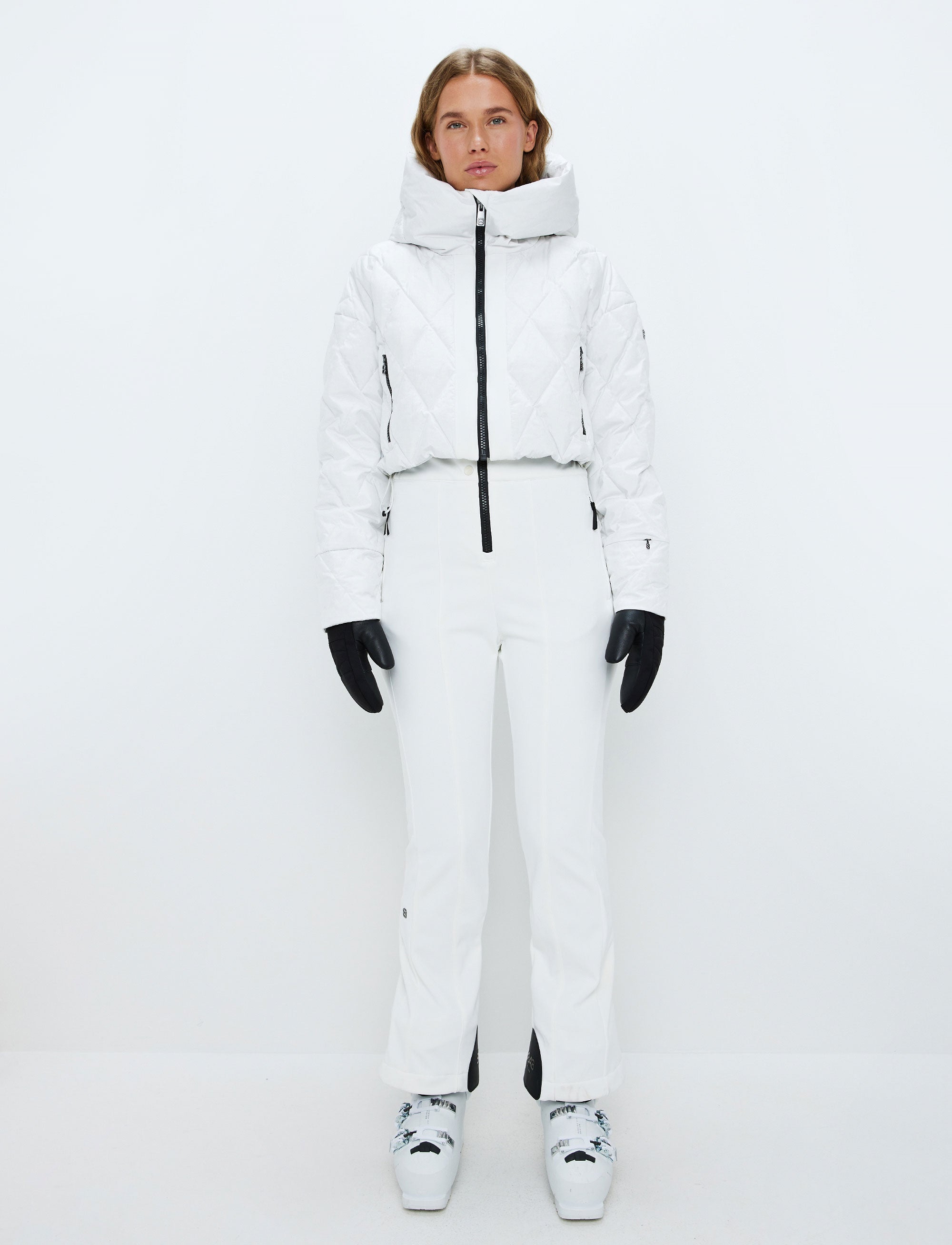 Ski suit white sale