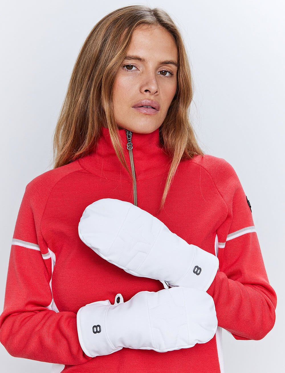 Star Softshell Mitten - Blanc