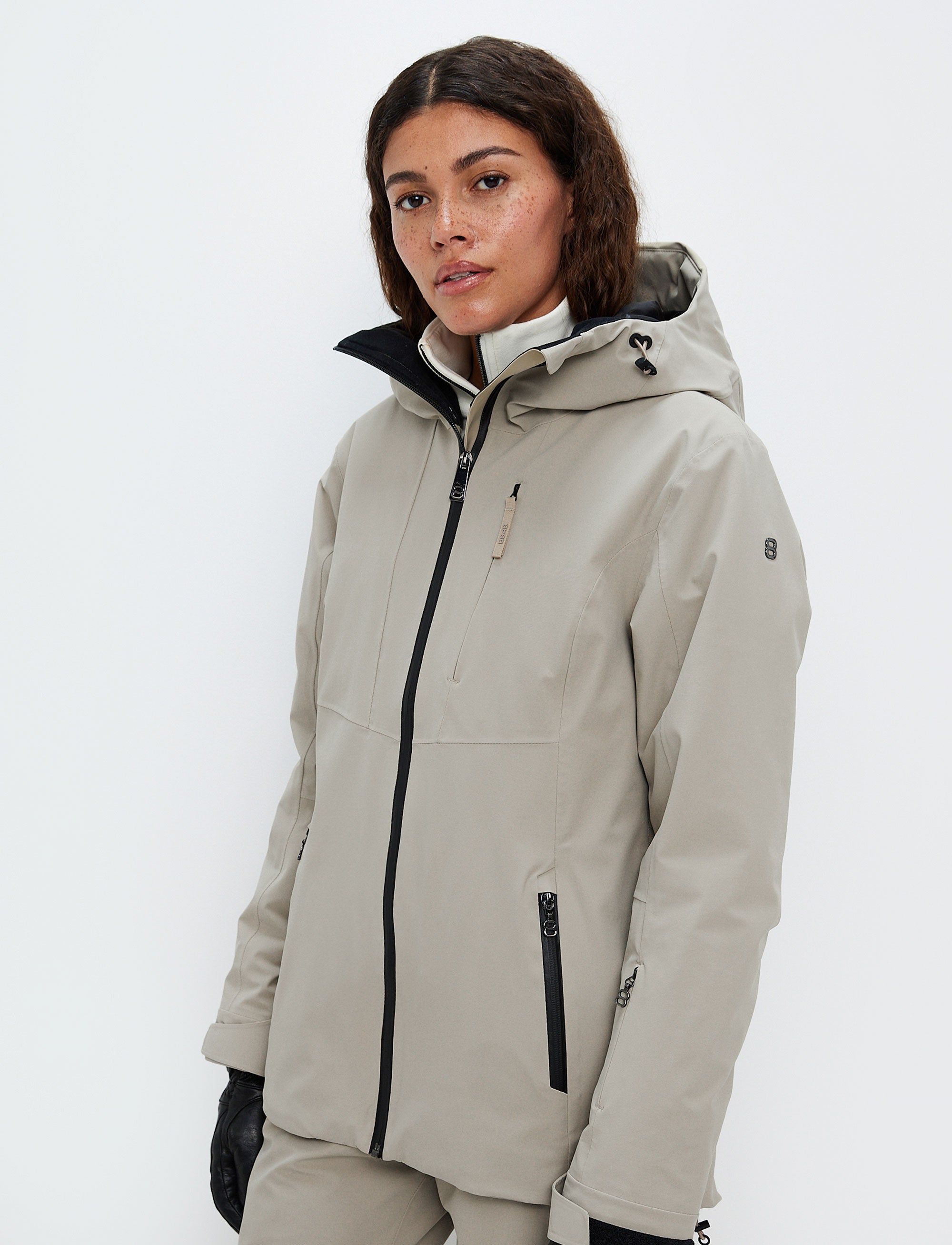 Lyla W Ski Jacket - Lt Beige