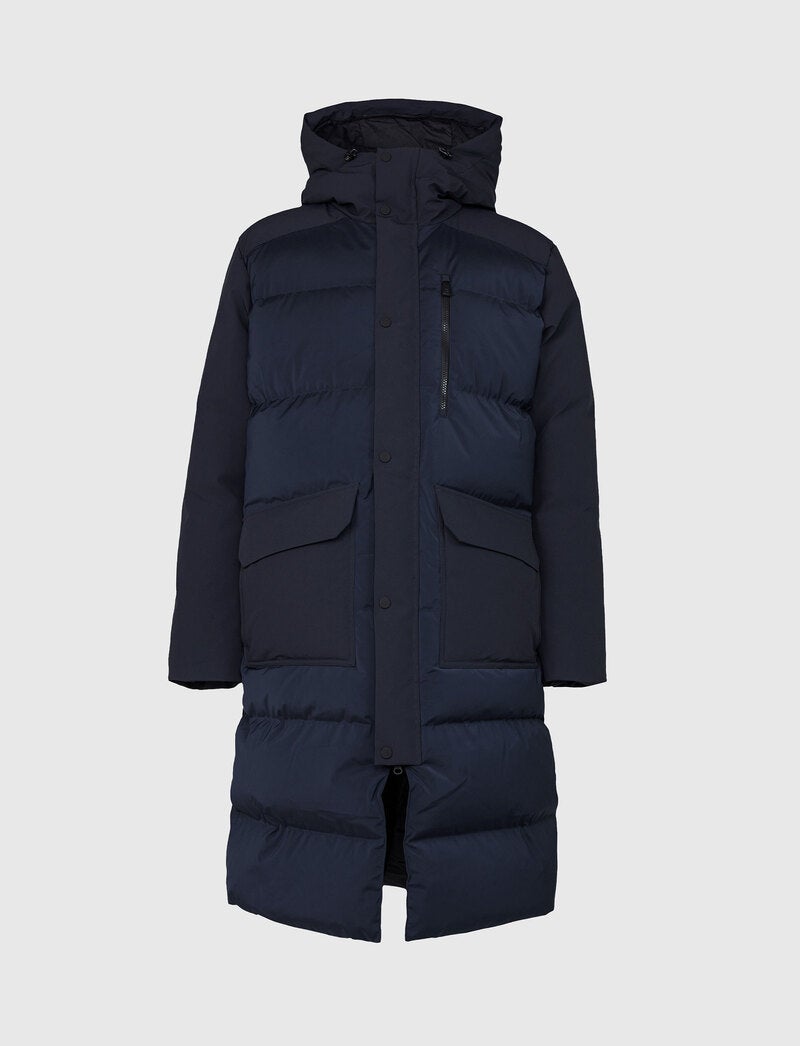 Boncourt Down Coat - Navy