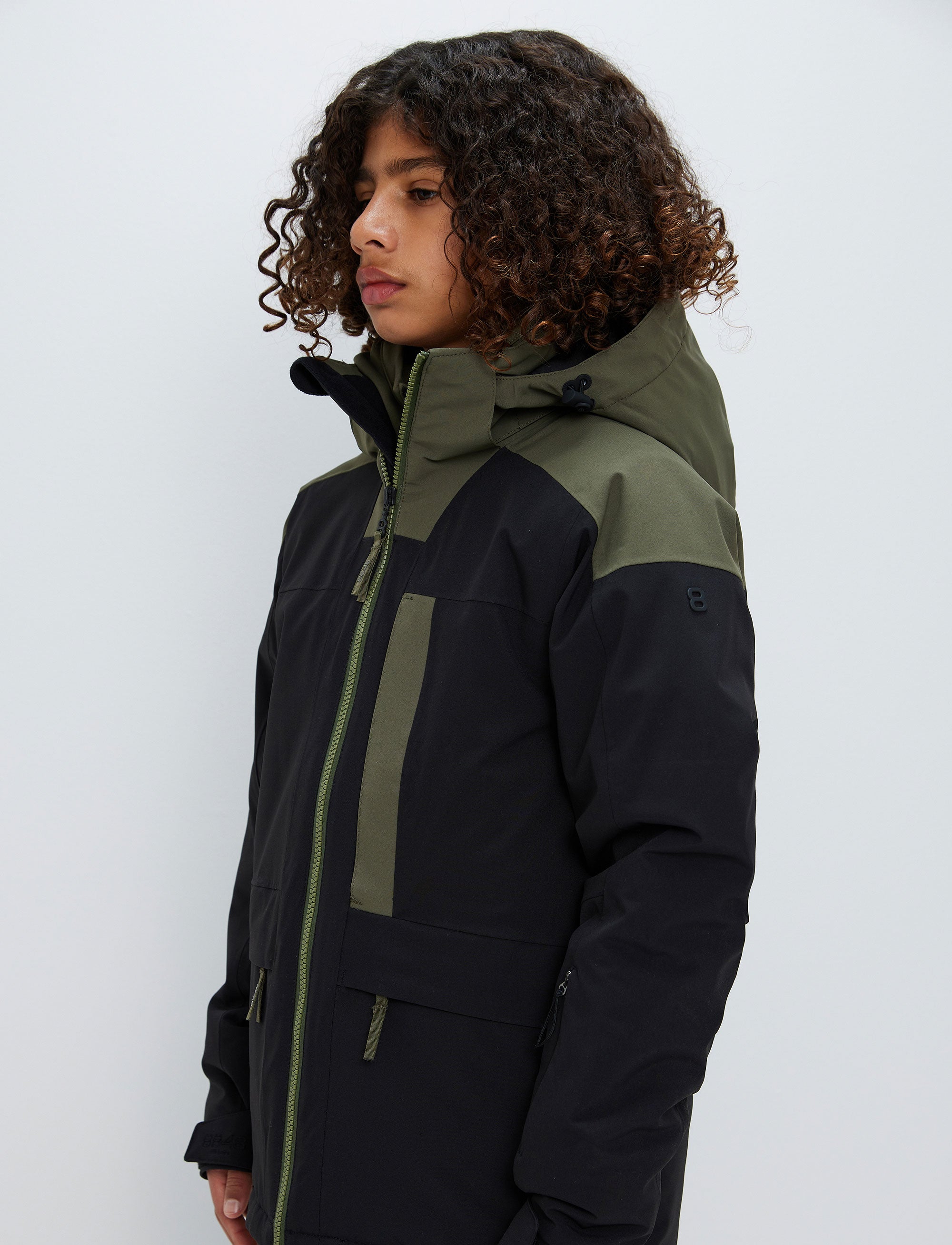 Waylen Jr Ski Jacket - Black