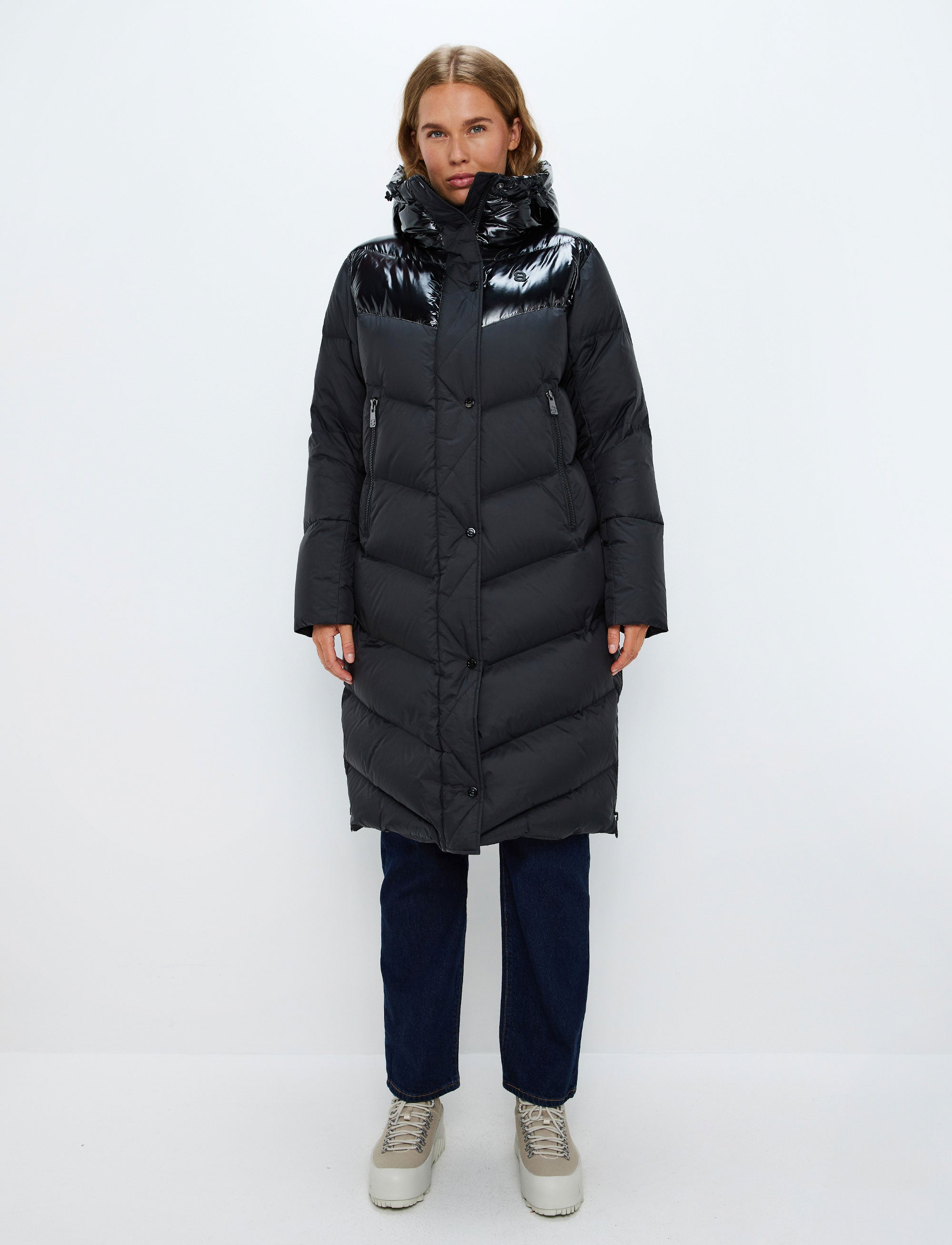 Milano W Down Coat - Black