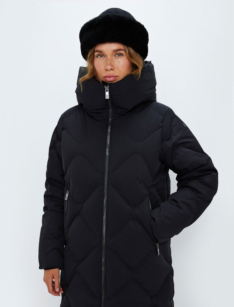 Gwen W Down Coat - Black