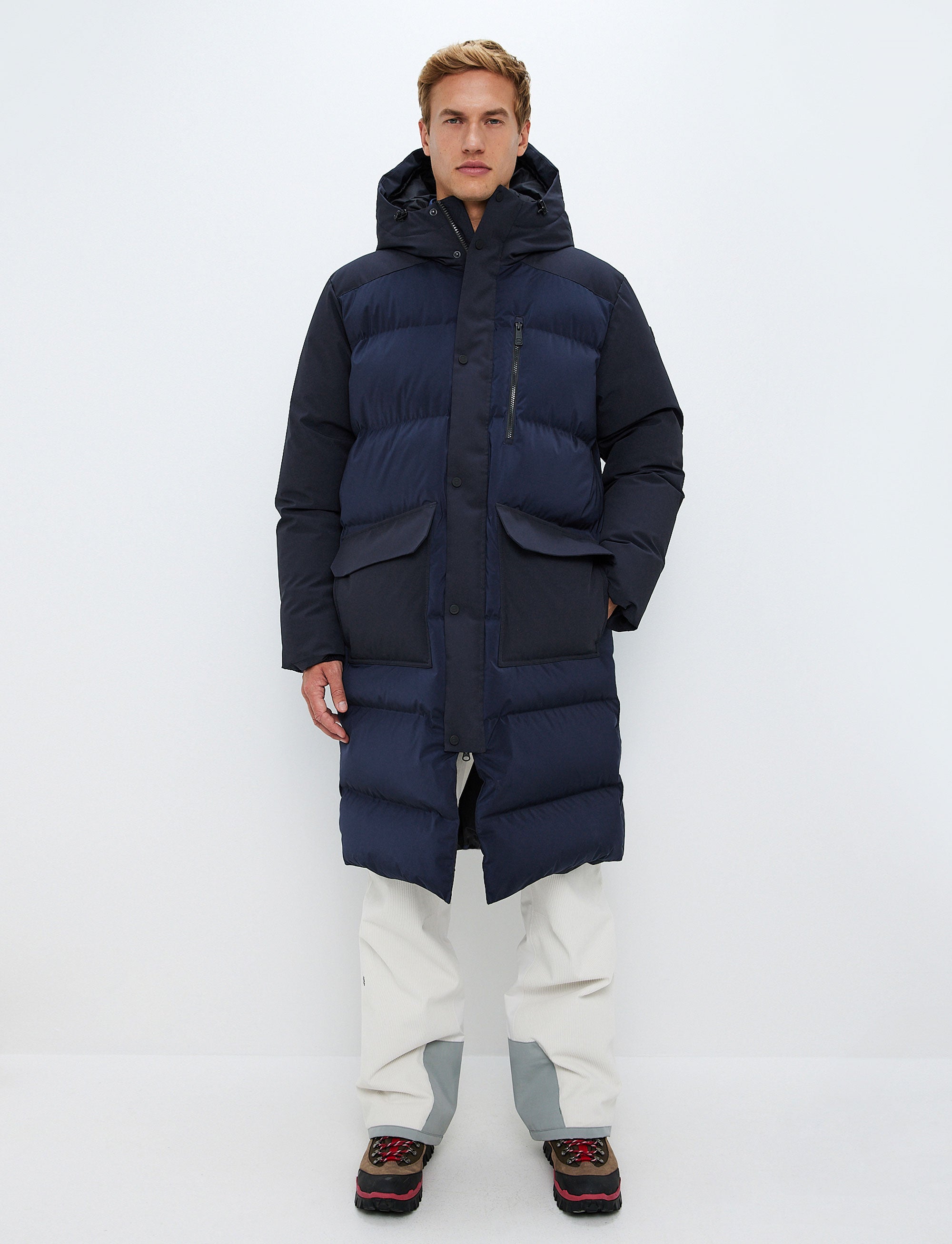 Boncourt Down Coat - Navy