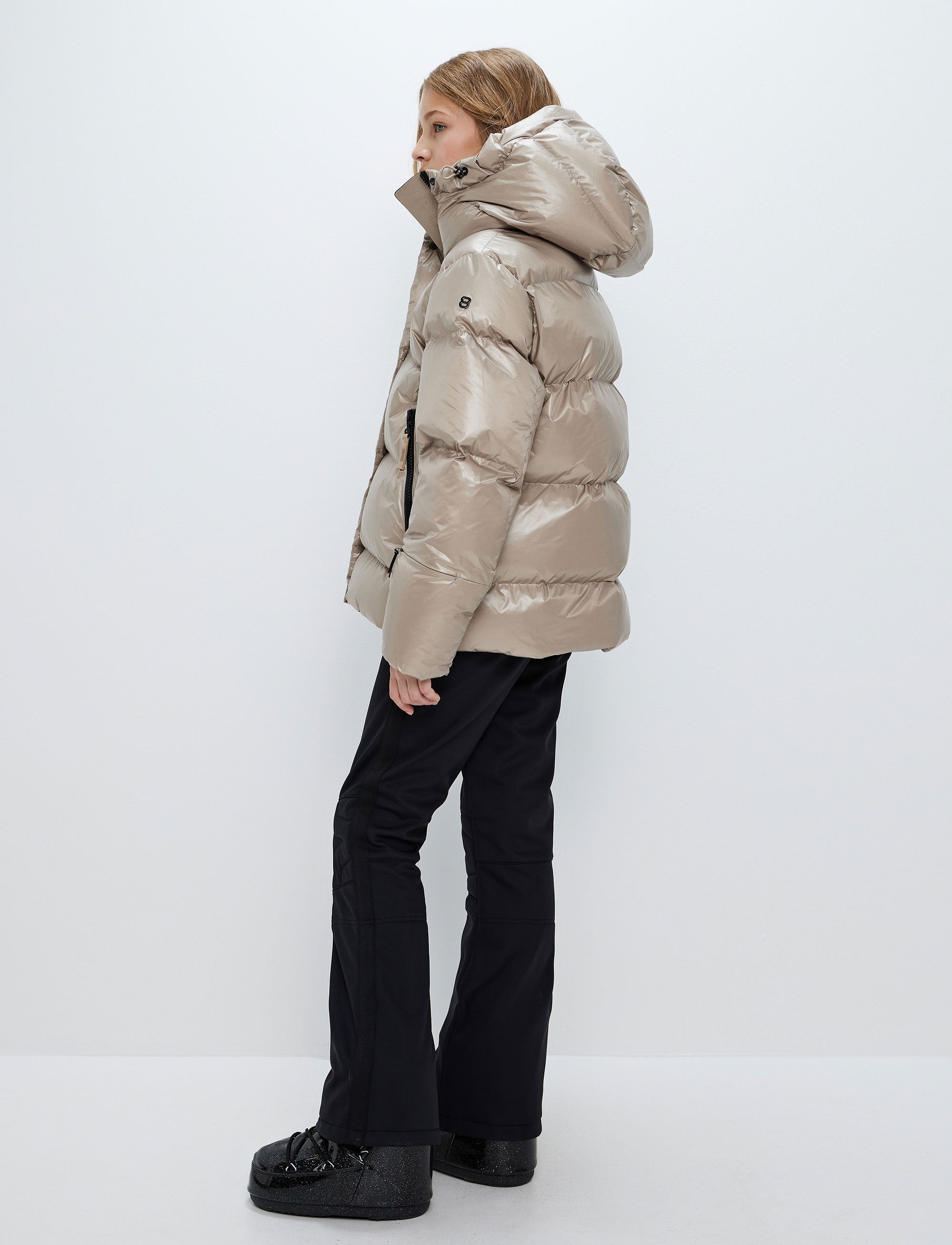 Saga Jr Ski Jacket - Lt Beige