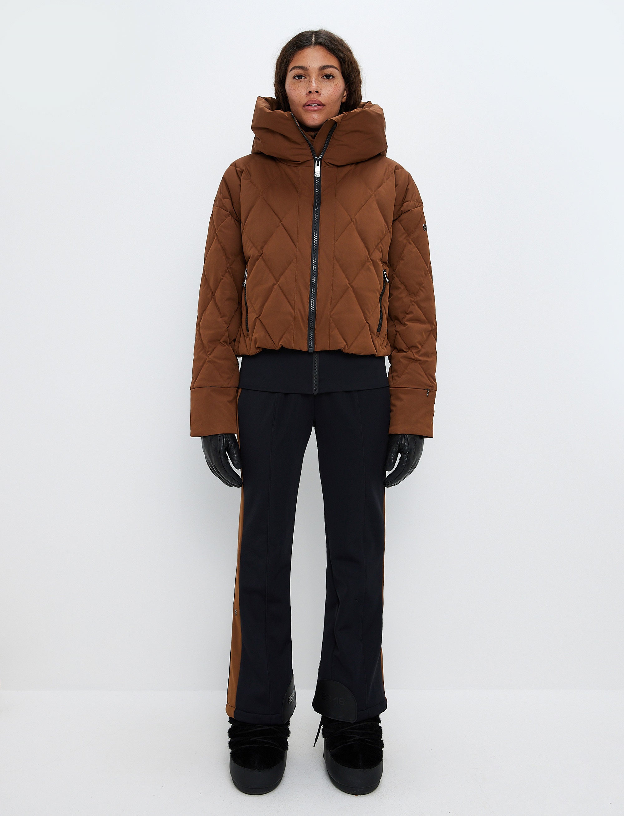 Hildi W Ski Puffer - Cashmere Brown