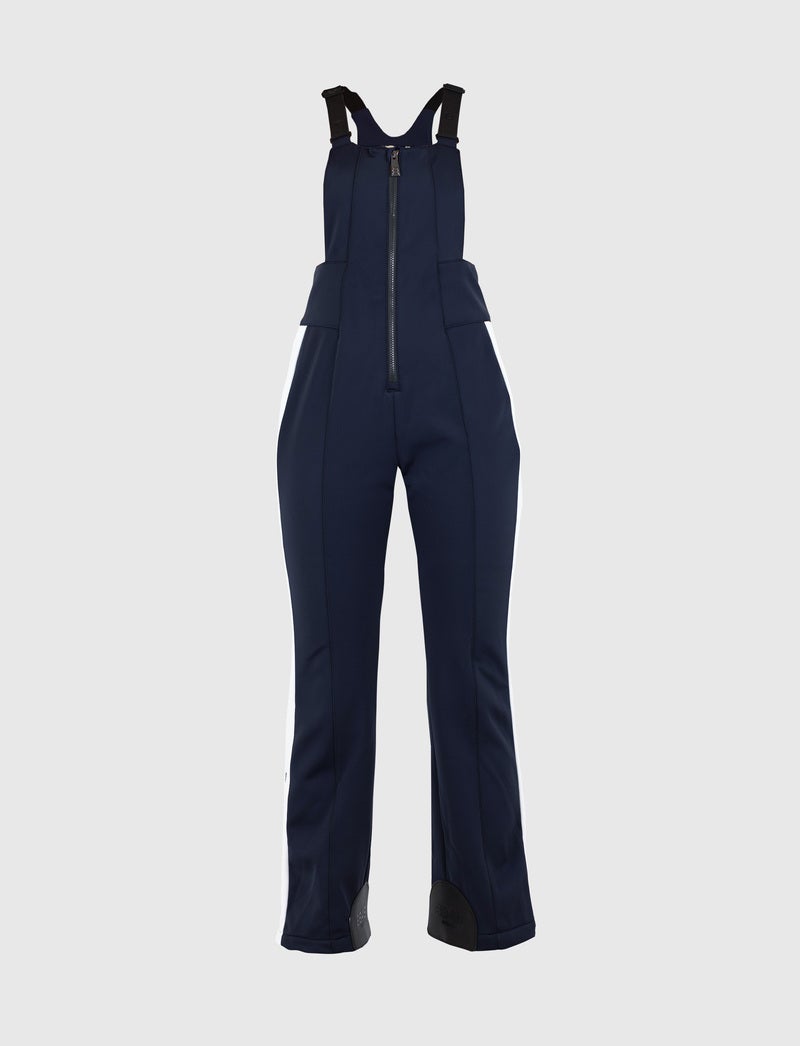 Maya W Bib Pant - Navy/Blanc