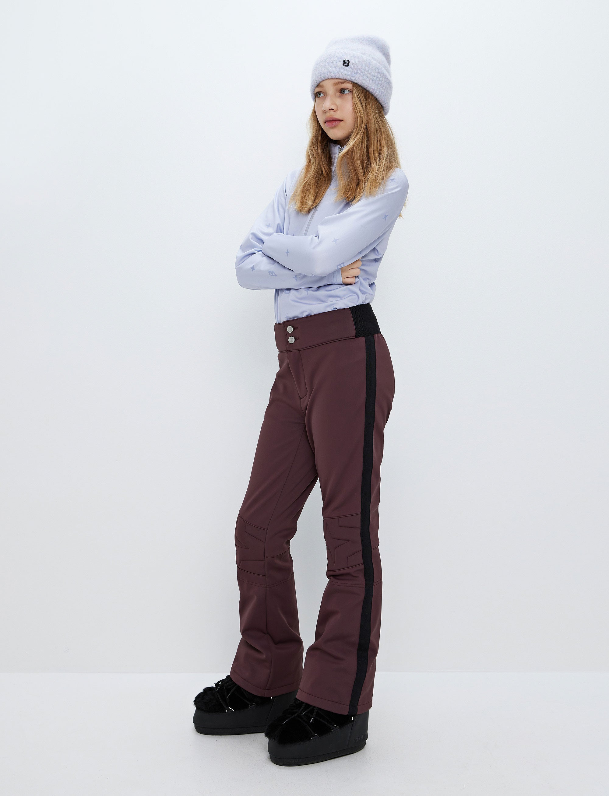 Annbell Star Jr Pant - Dk Burgundy