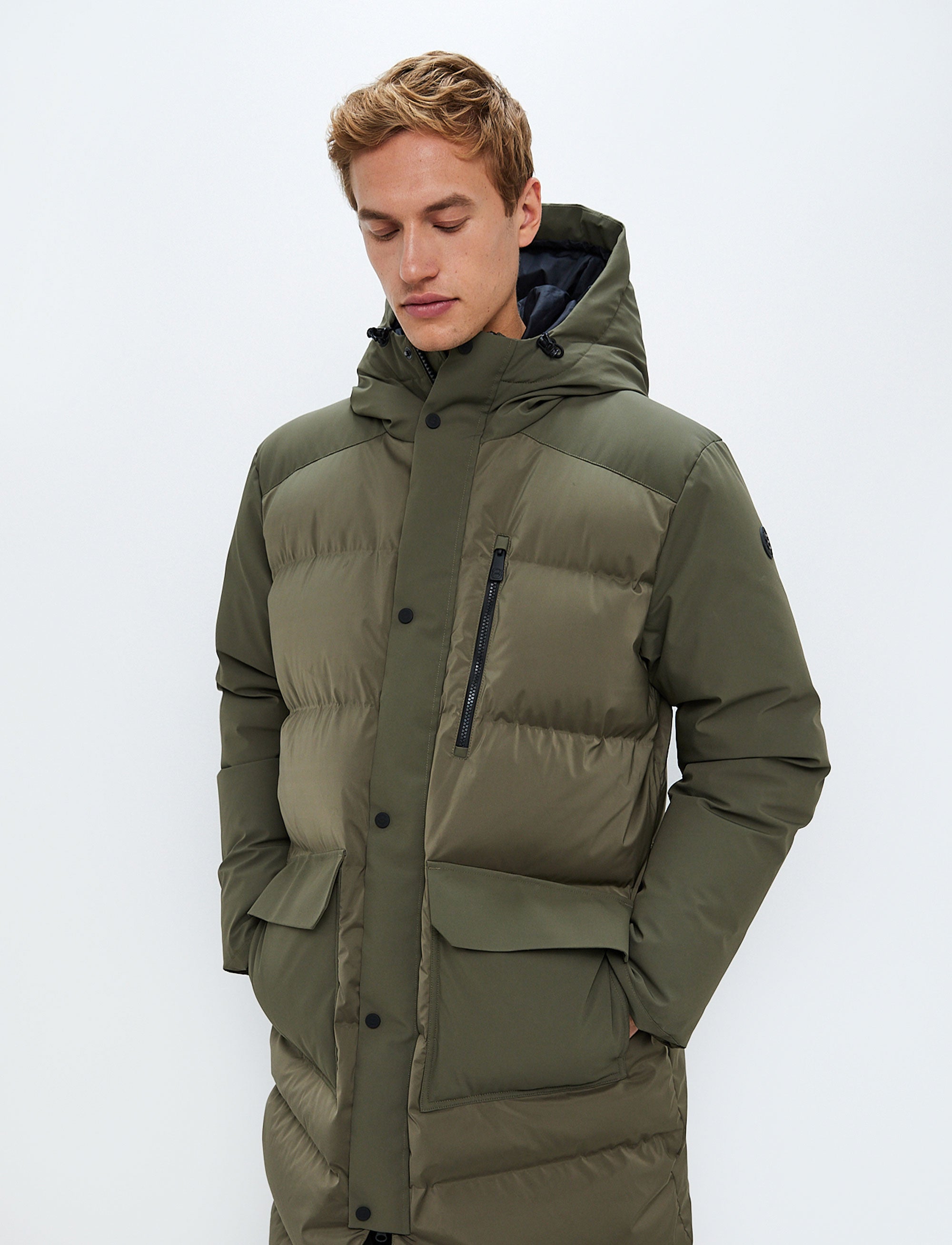 Boncourt Down Coat - Army Green