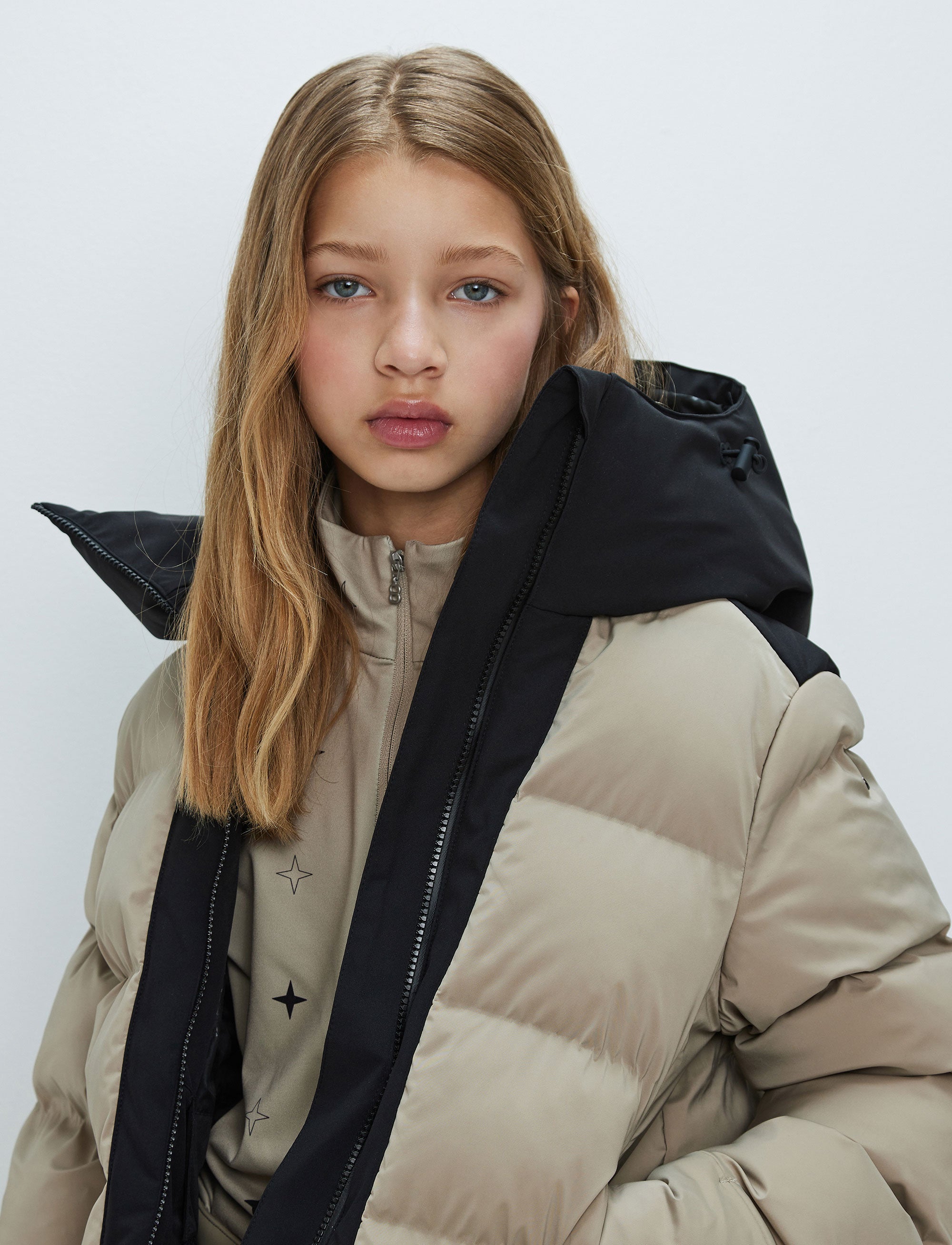 Moon Jr Ski Jacket - Lt Beige