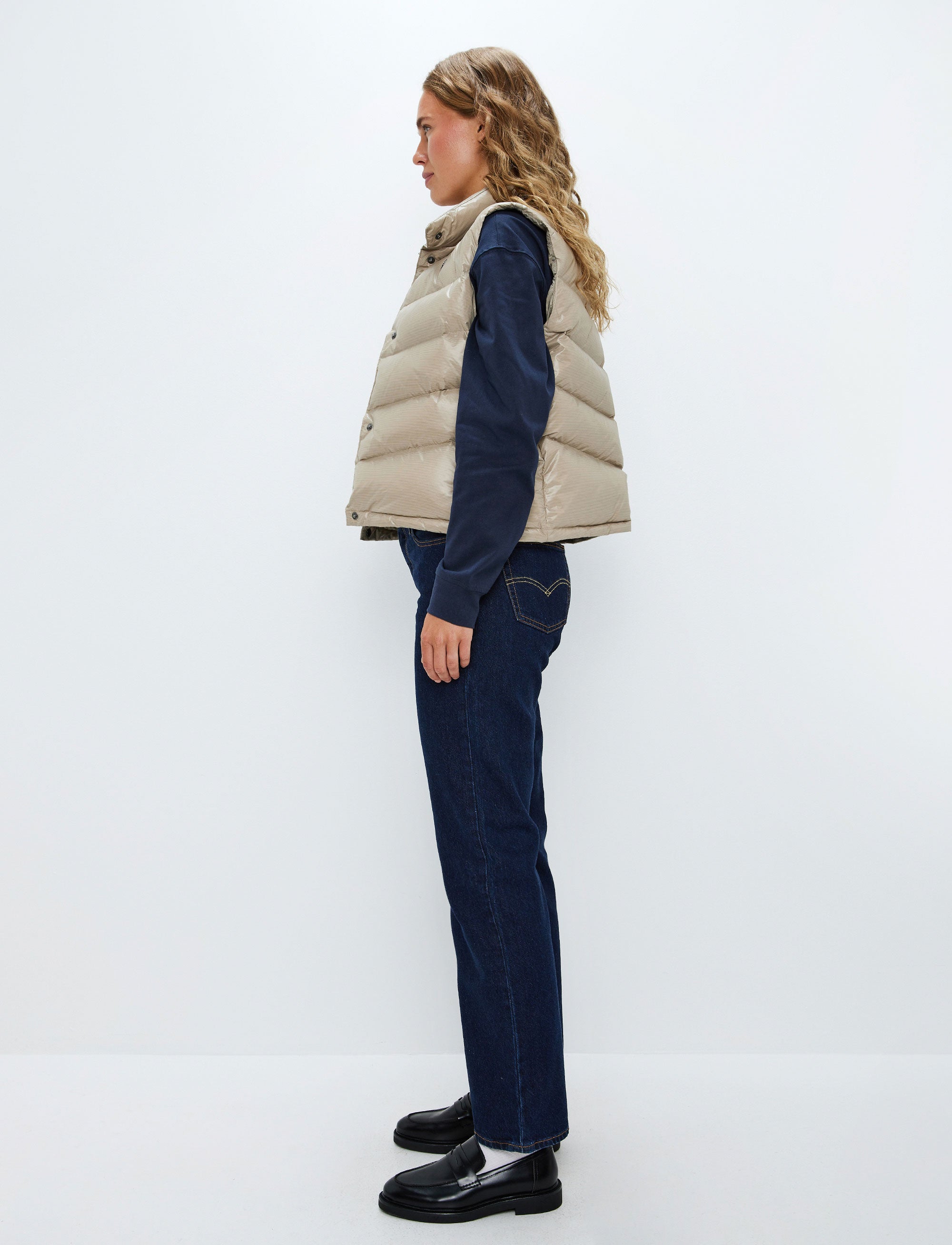 Bella W Down Vest - Lt Beige