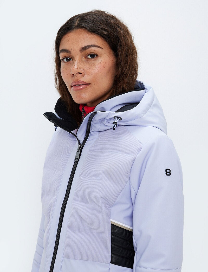 Clarice W Cord Ski Jacket - Icelandic Blue