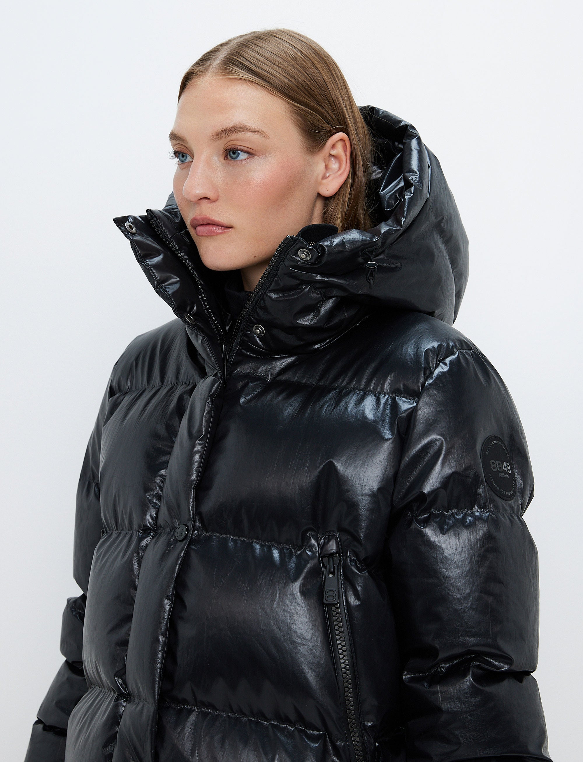 Sarah W Ski Down Jacket - Black