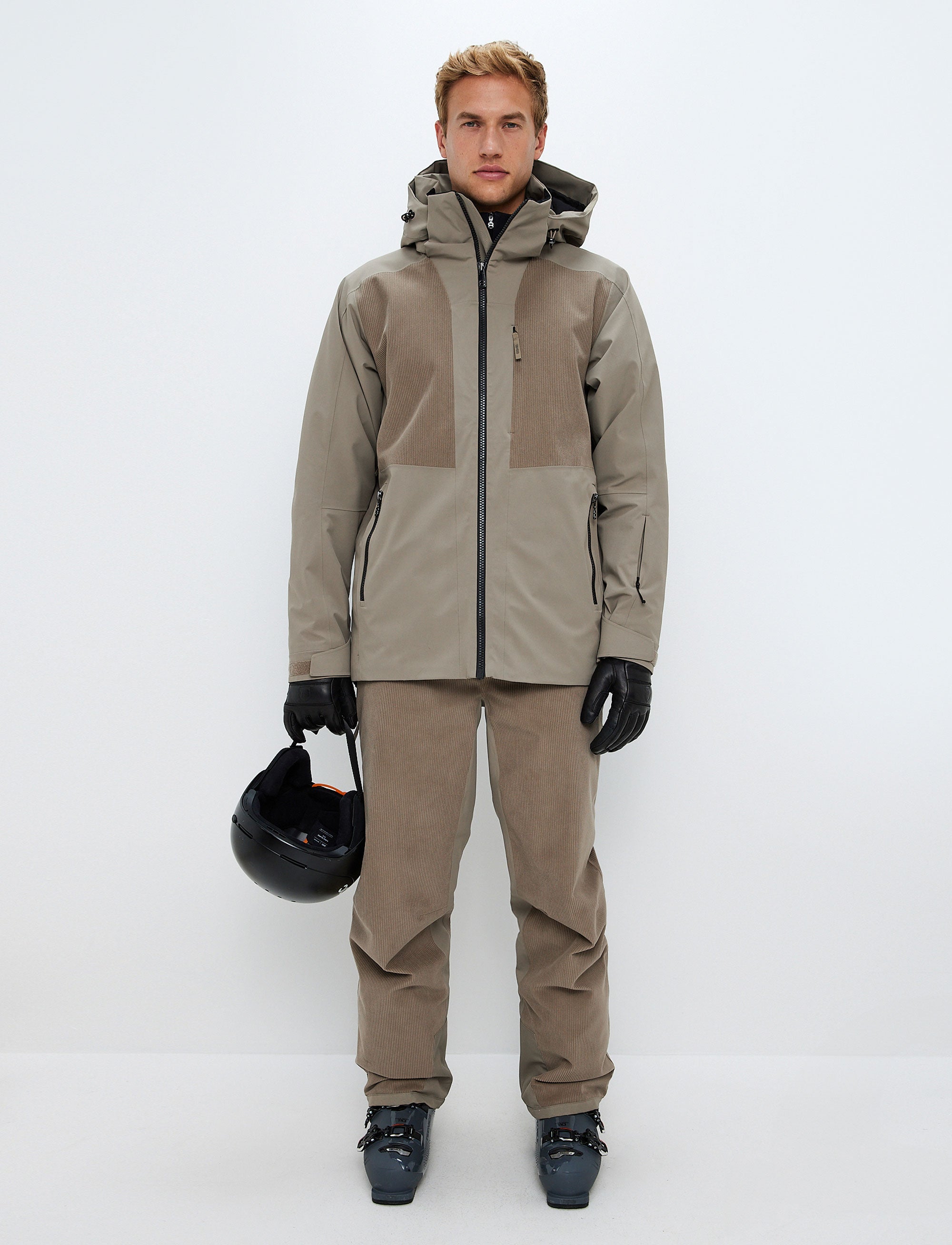 Andrew Cord Ski Jacket - Beige