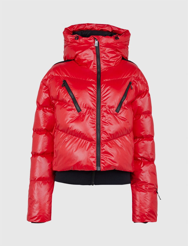 Noelle W Ski Jacket - Poinsetta Red