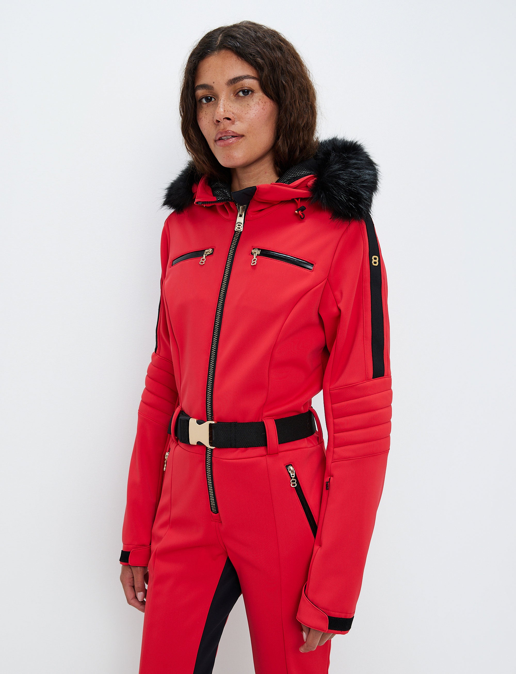 Cat 2.0 W Ski Suit - Poinsetta Red