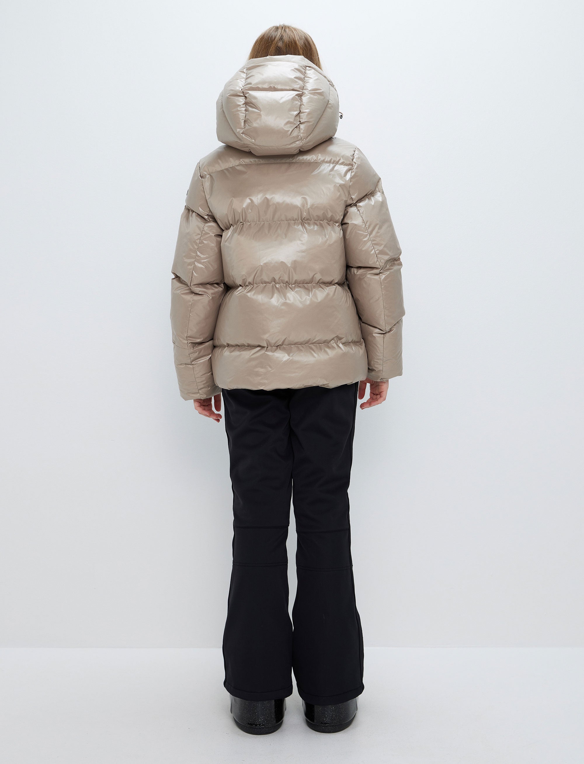 Saga Jr Ski Jacket - Lt Beige