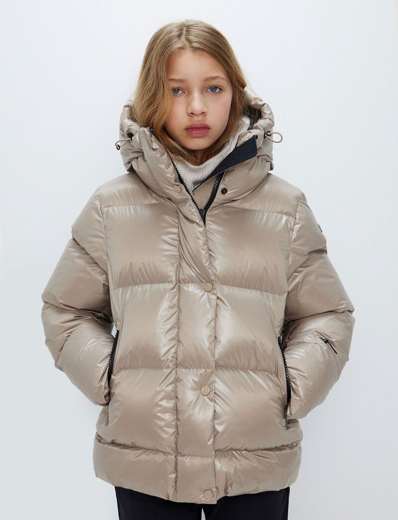 Saga Jr Ski Jacket - Lt Beige