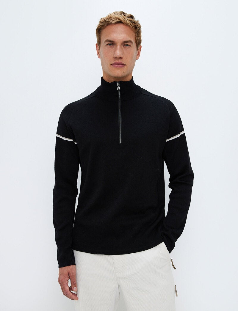 Moritz Merino Sweat - Black