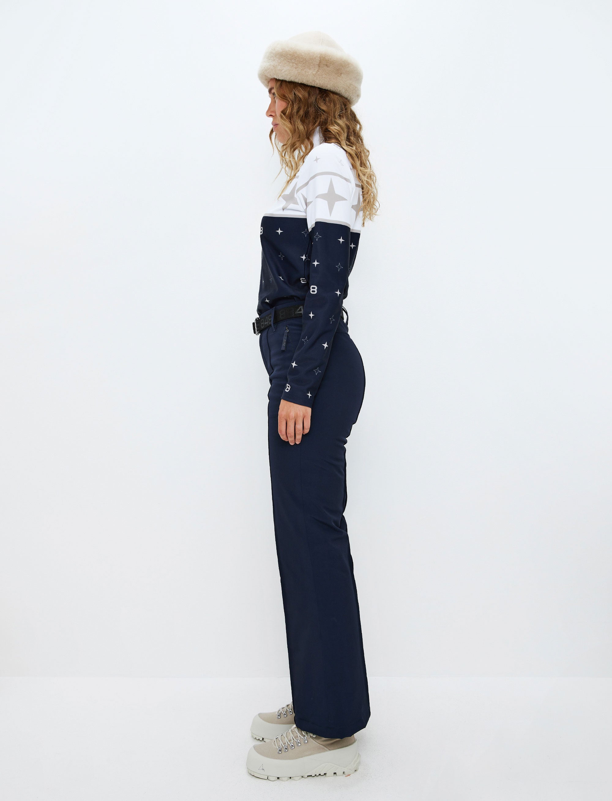 Mira Flare Ski Pant - Navy