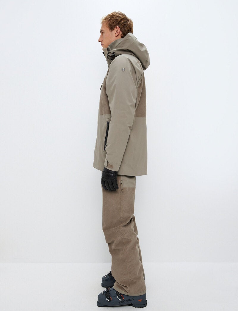 Andrew Cord Ski Jacket - Beige