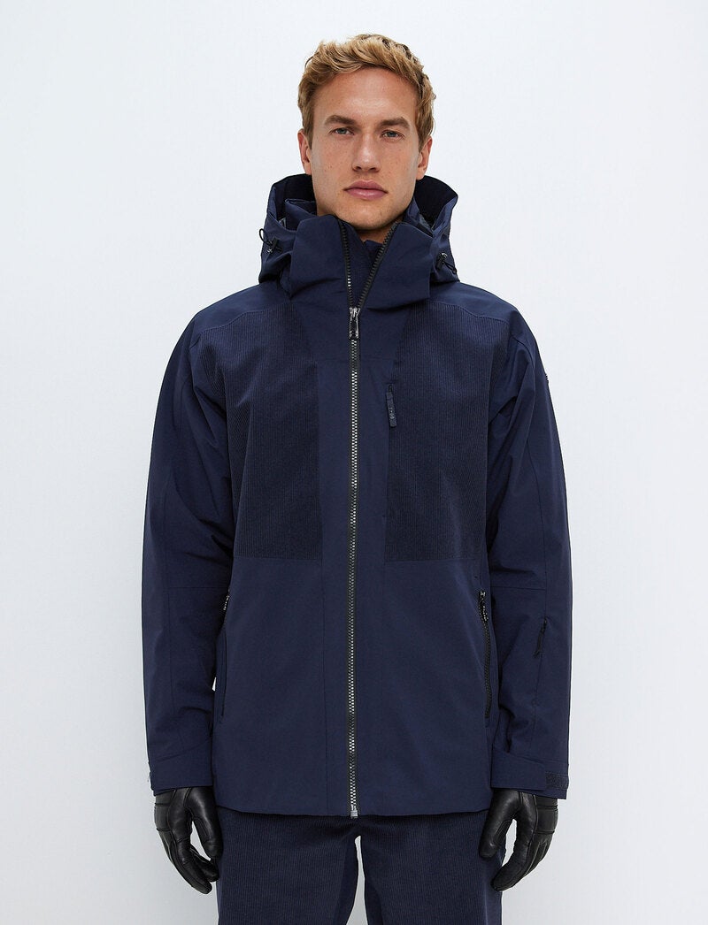 Andrew Cord Ski Jacket - Navy